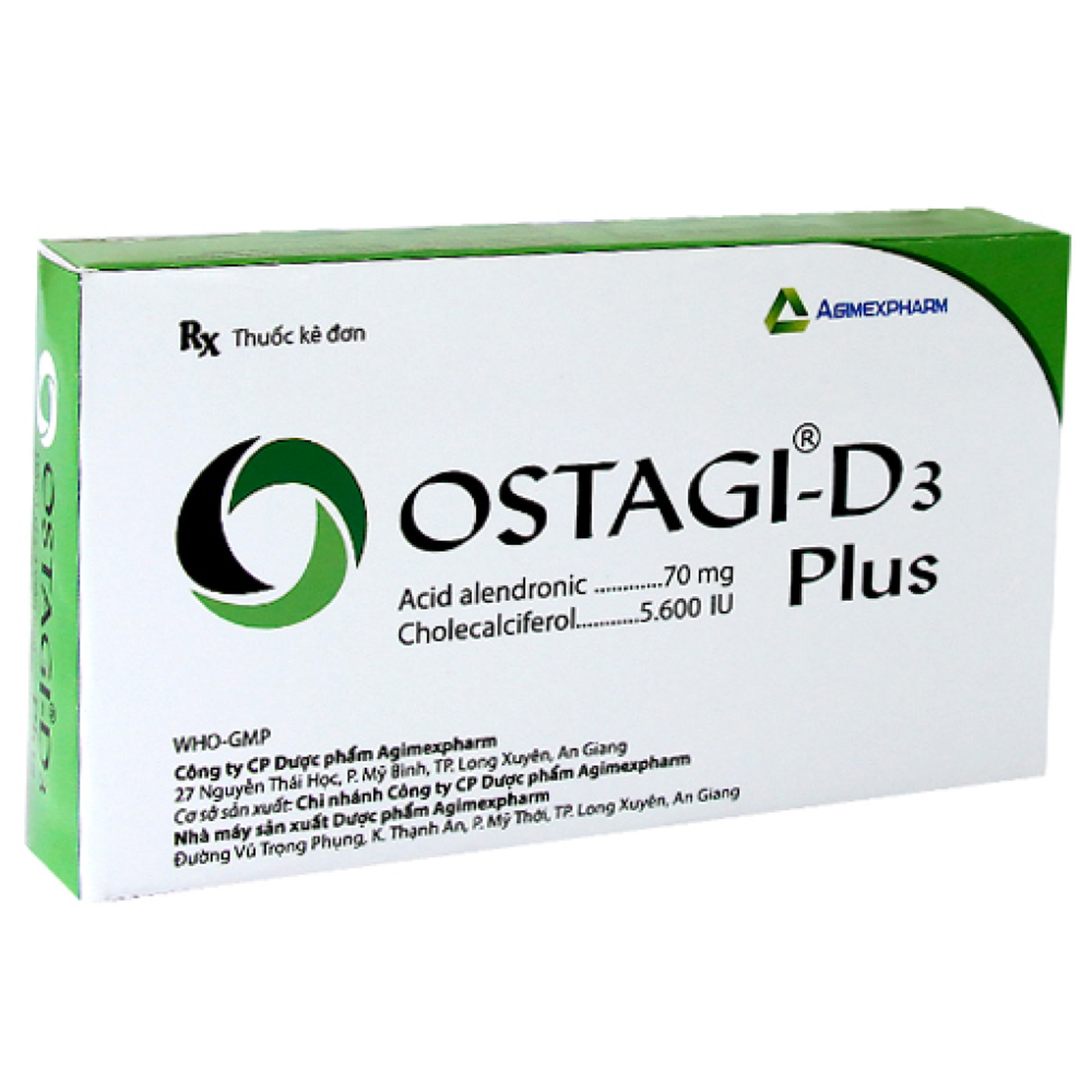 Ostagi - D3 Plus hộp 1 vỉ x 4 viên nén