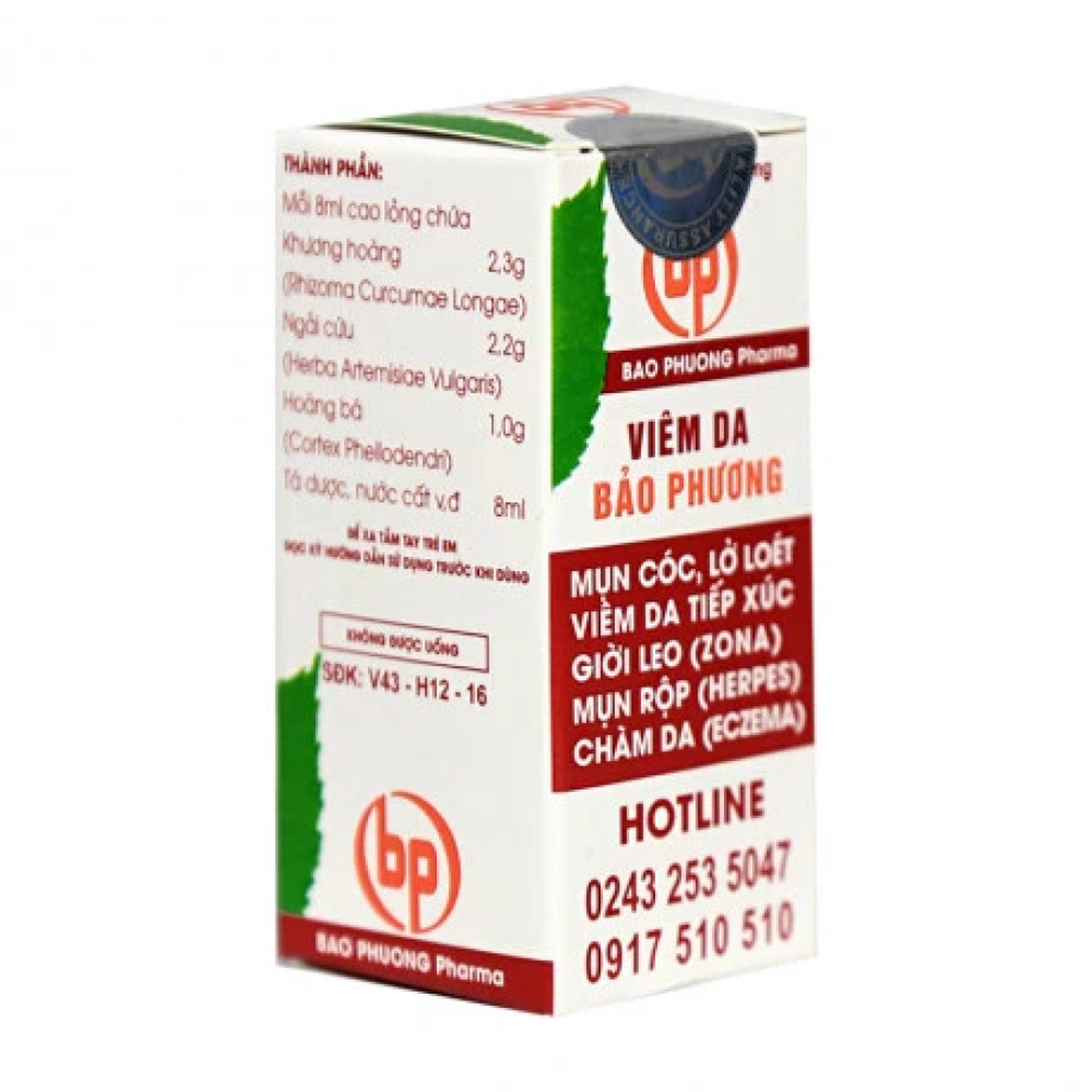 Viêm da Bảo Phương cao lỏng 8ml