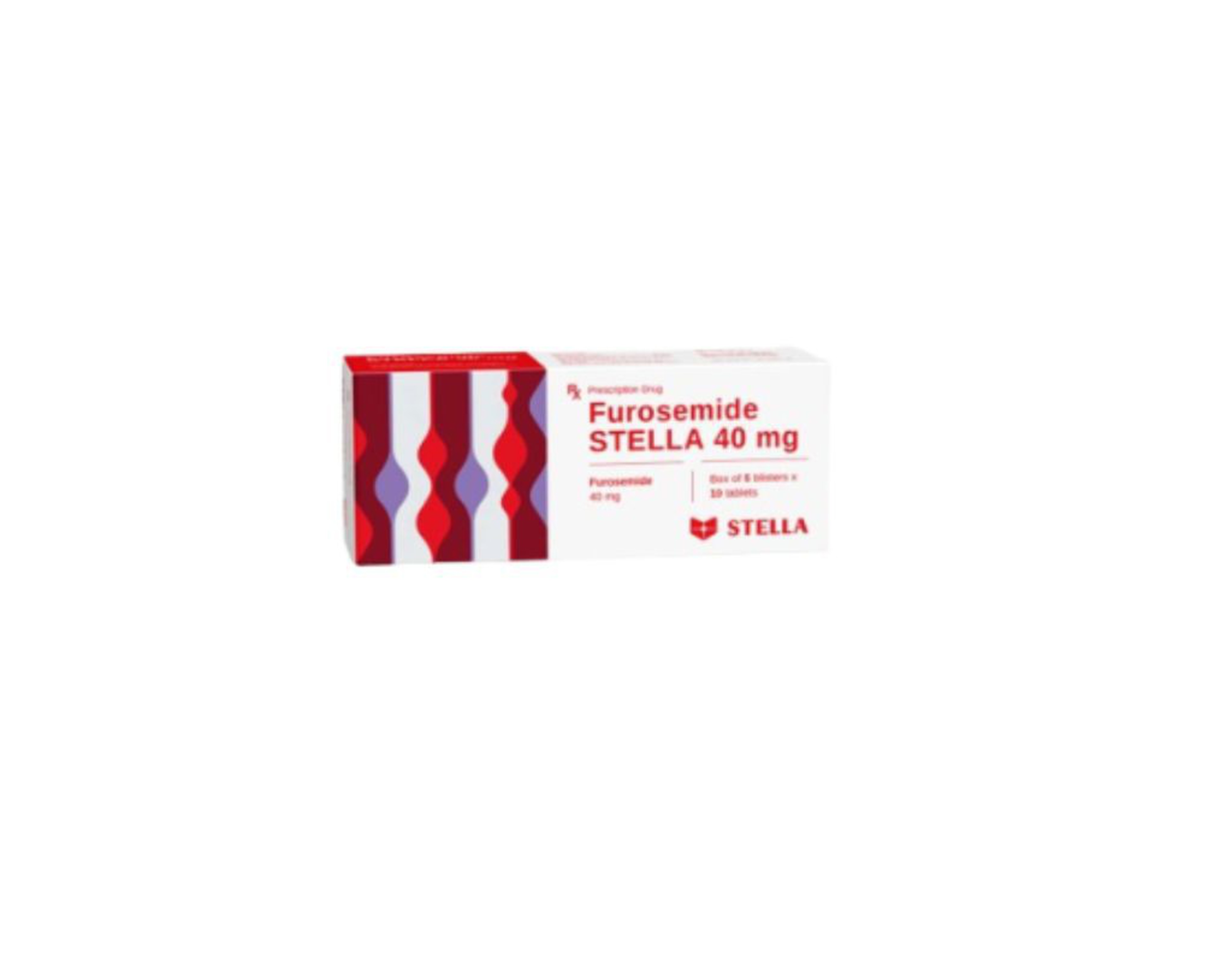 Thuốc Furosemide Stella 40mg lợi tiểu (Hộp 5 vỉ x 10 viên)