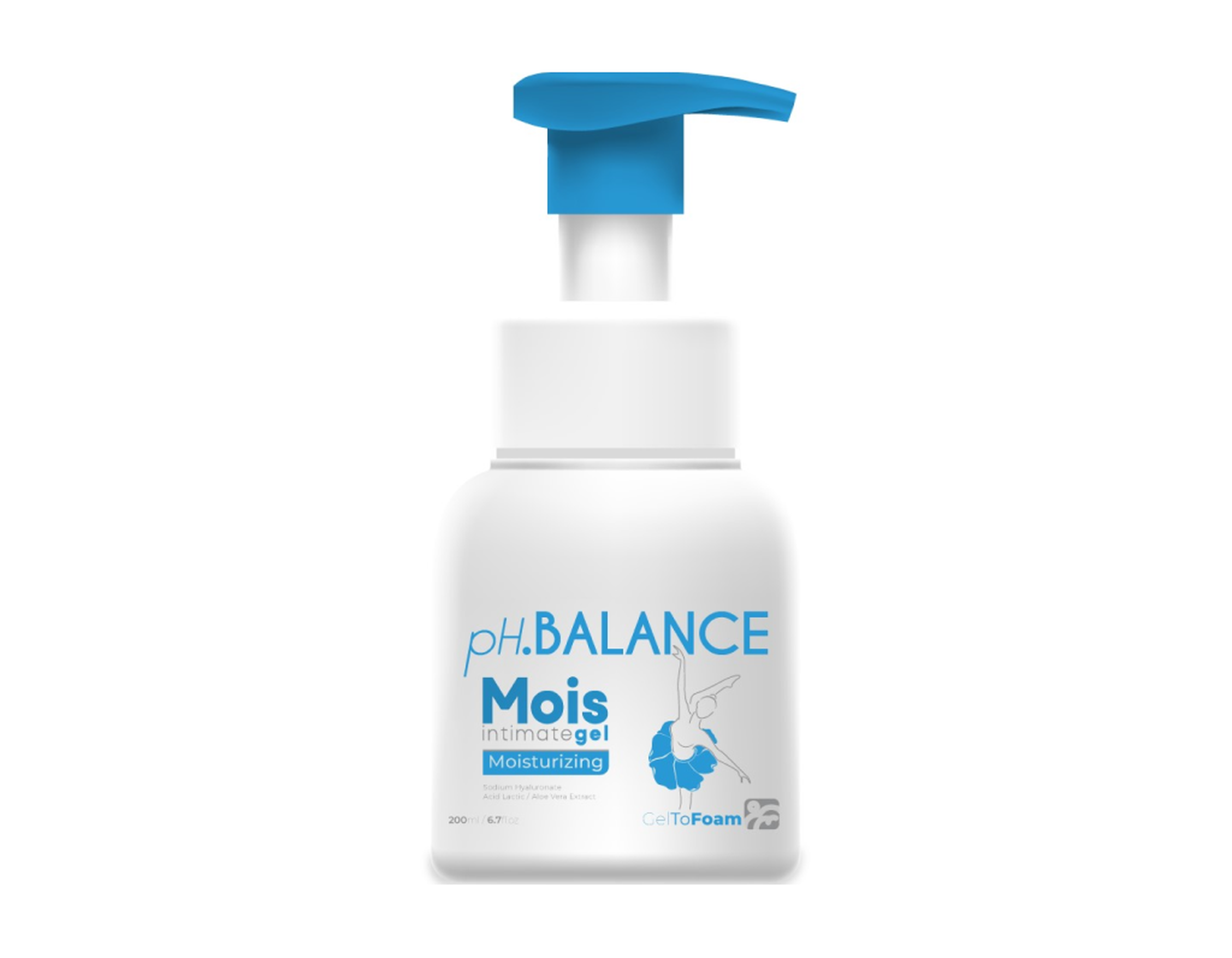 Gel phụ khoa pH.Balance Mois Intimate làm sạch vùng kín (Chai 200ml)