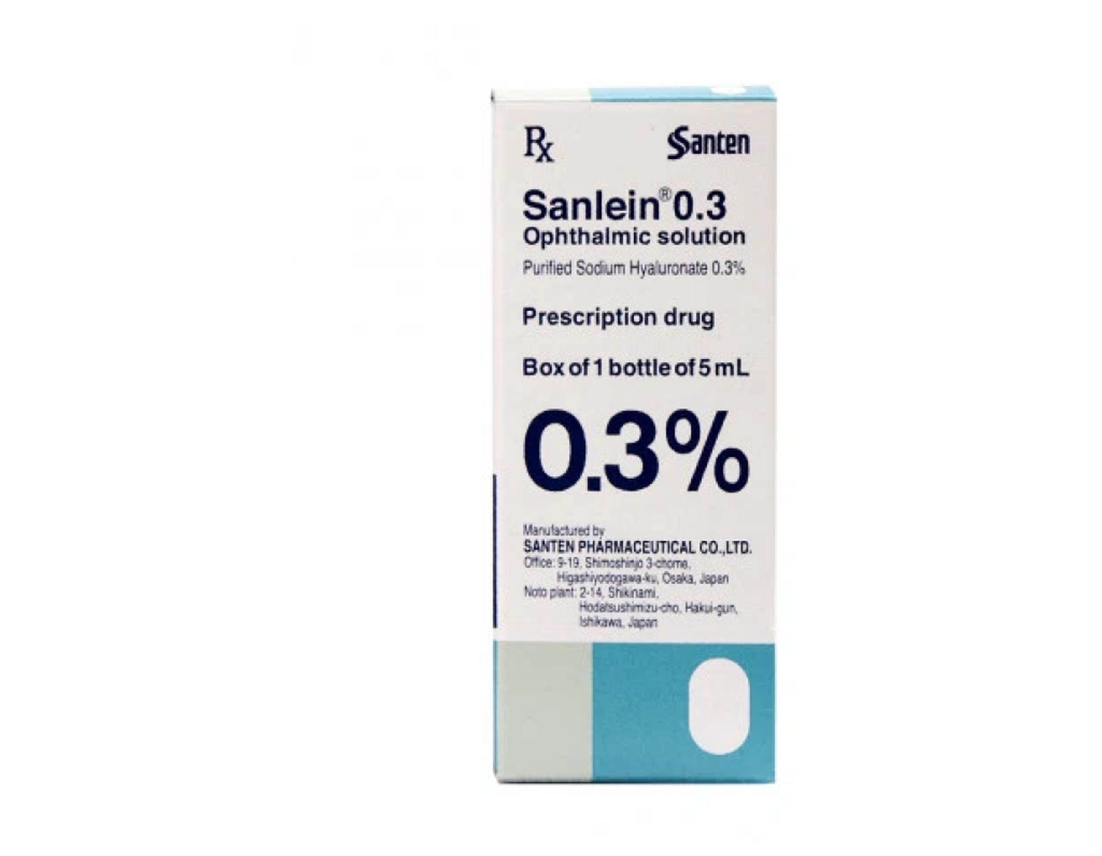 Thuốc nhỏ mắt Sanlein 0.3% giảm khô mắt (Lọ 5ml)