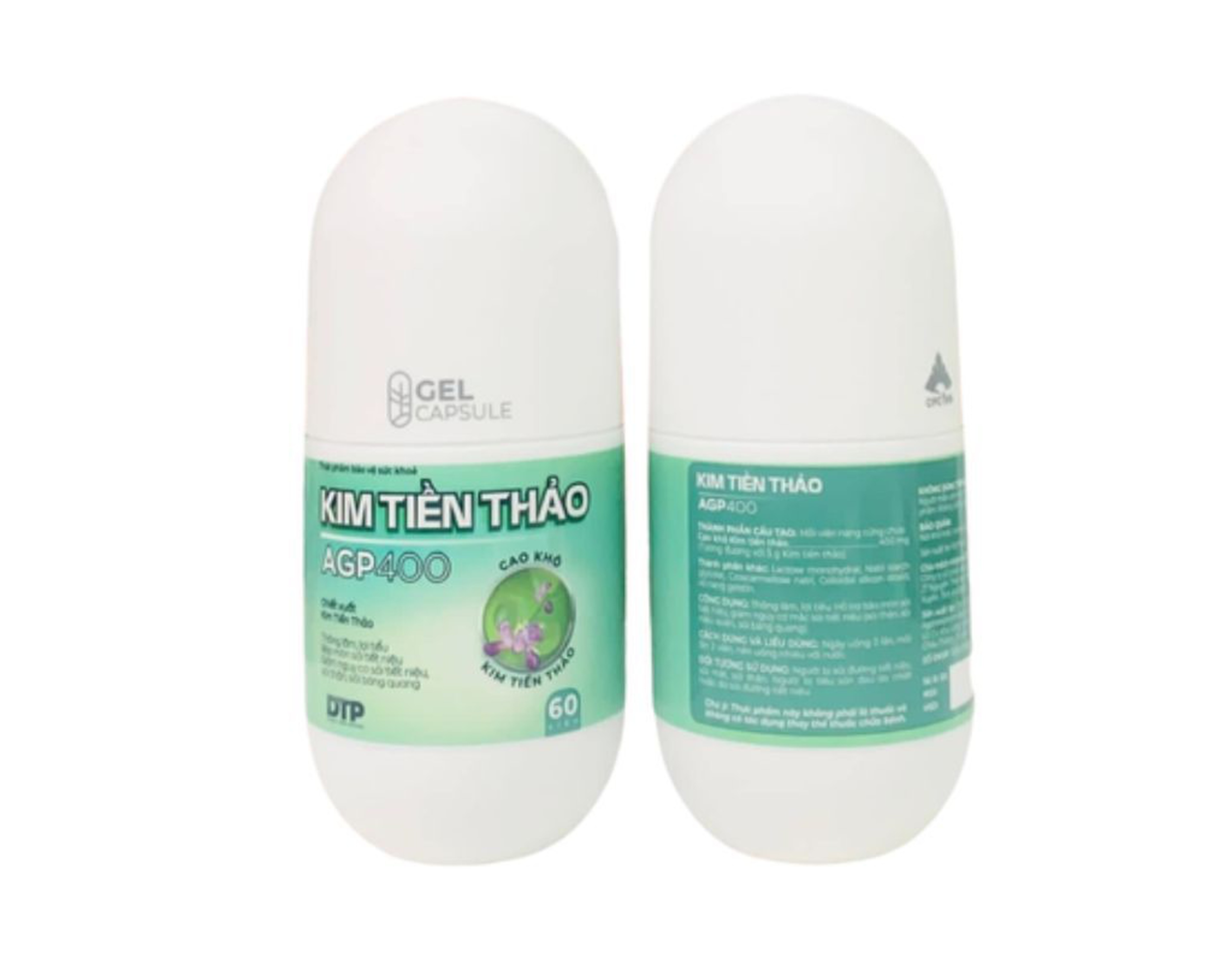 Kim Tiền Thảo AGP400 giúp giảm nguy cơ sỏi thận, sỏi tiết niệu, sỏi bàng quang (Lọ 60 viên)