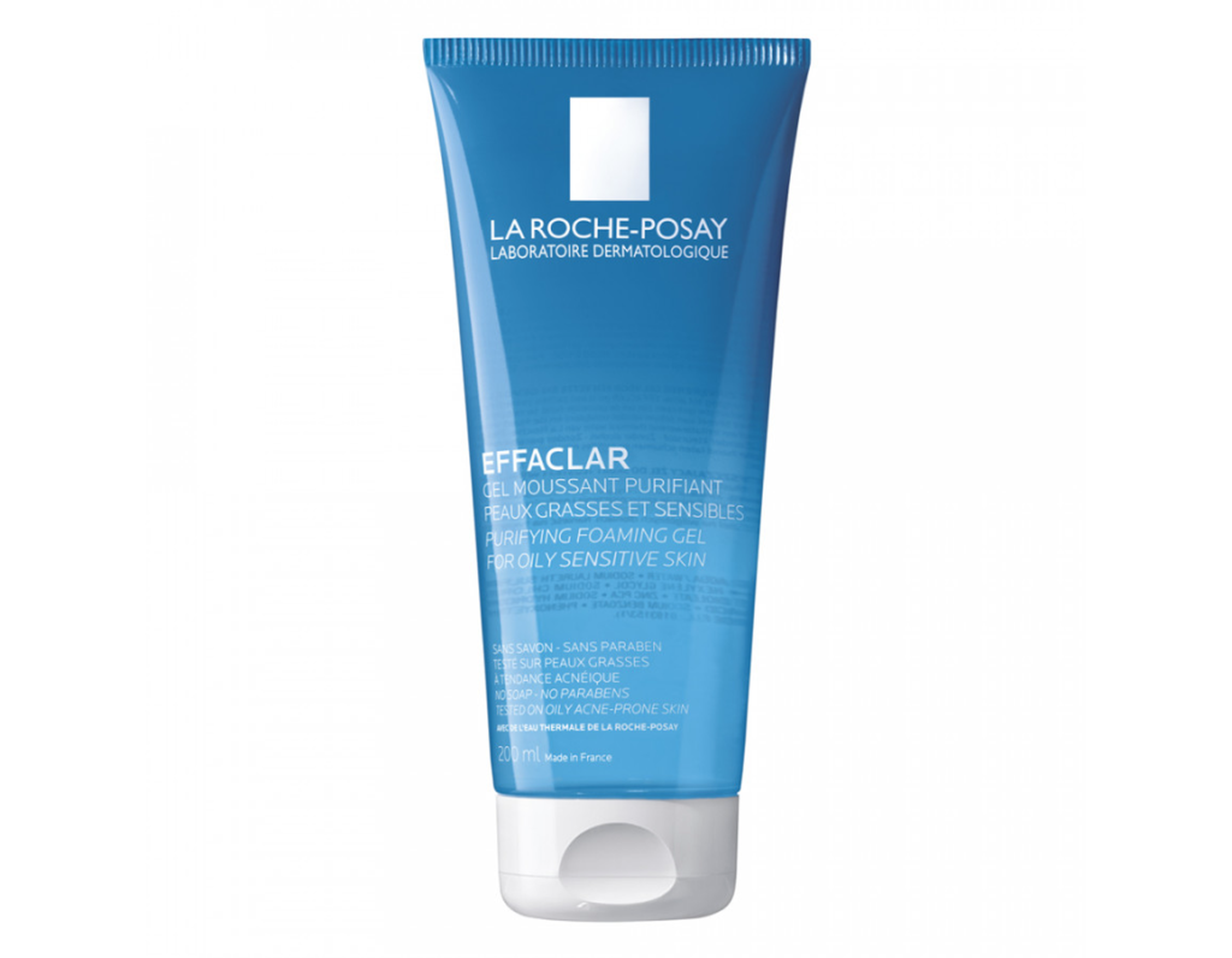 Gel rửa mặt La Roche-Posay Effaclar Purifying Foaming giúp loại bỏ chất bẩn, bã nhờn cho da dầu mụn nhạy cảm (Tuýp 200ml)