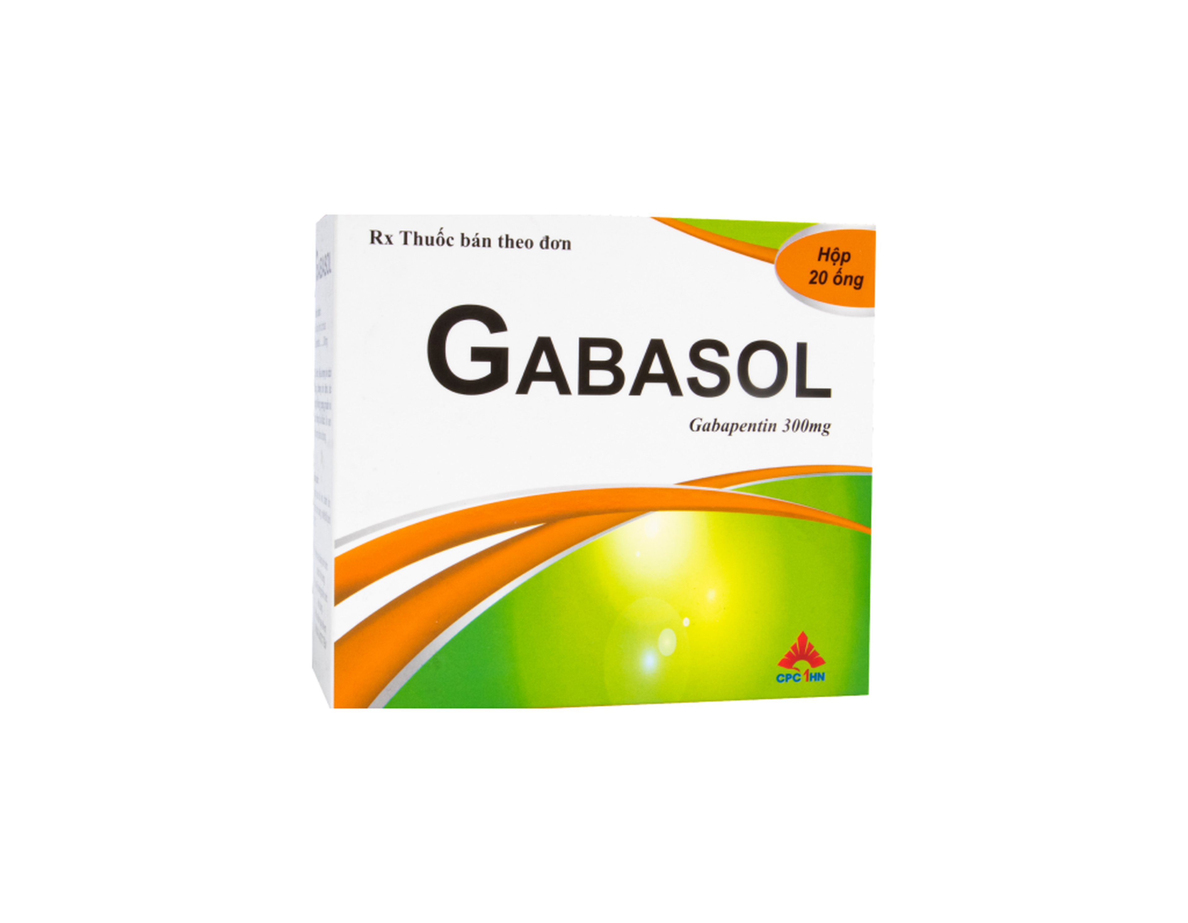 Thuốc Gabasol điều trị bệnh động kinh hoặc các cơn đau thần kinh (Hộp 4 vỉ x 5 ống)