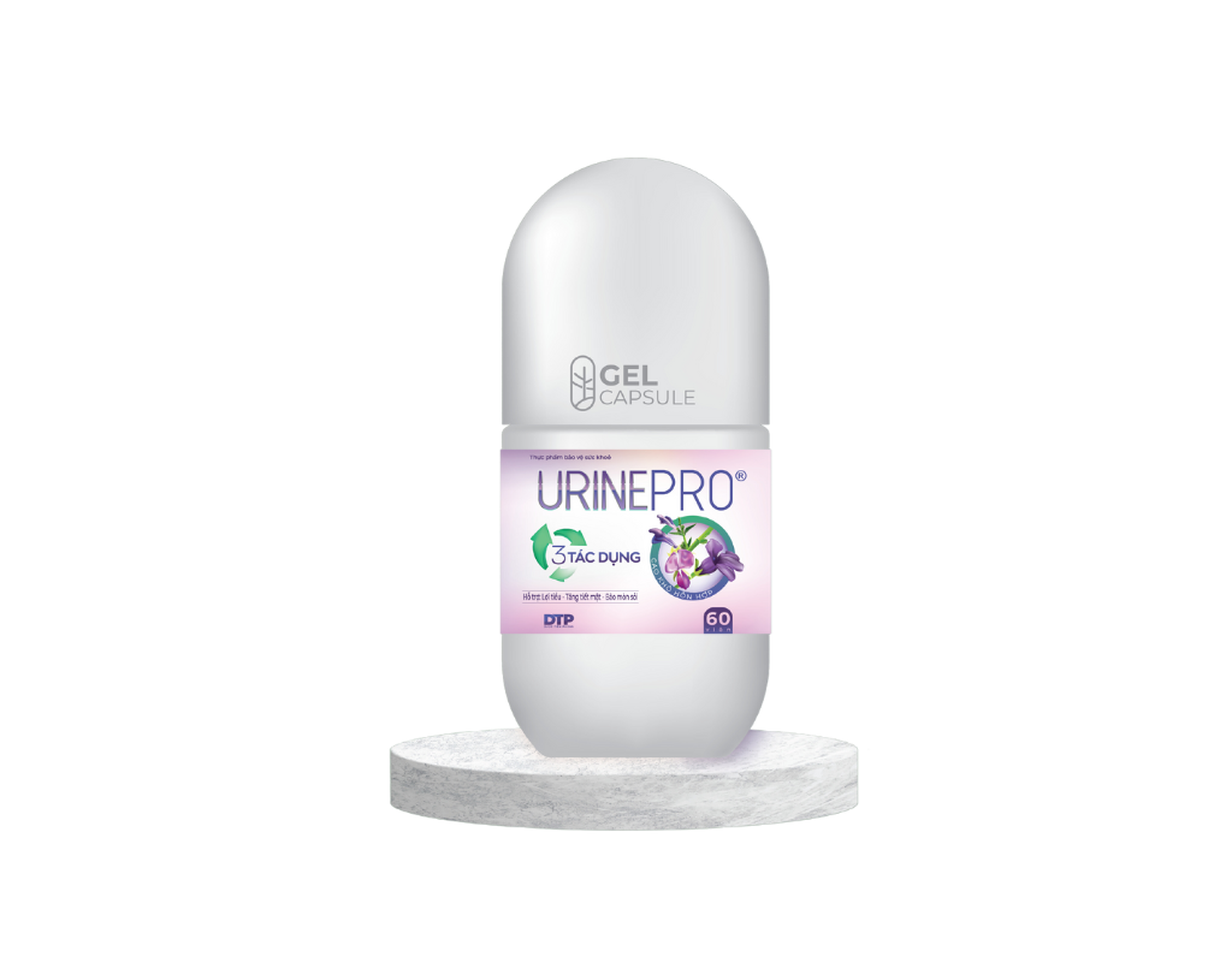 Viên uống Urinepro hỗ trợ lợi tiểu, tăng tiết mật, bào mòn sỏi (Lọ 60 viên)