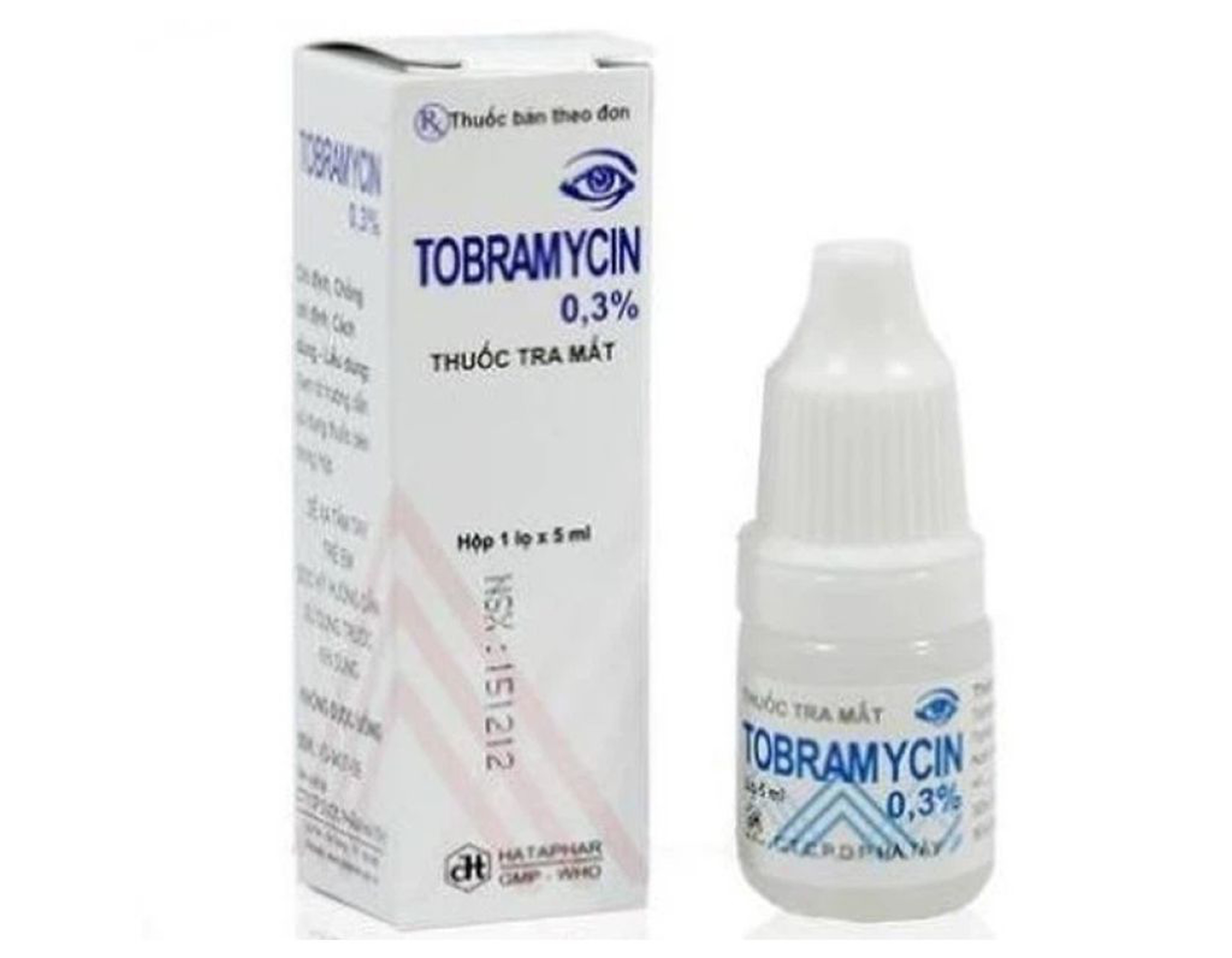 Thuốc nhỏ mắt Tobramycin Hà Tây 0.3% điều trị nhiễm khuẩn (Lọ 5ml)