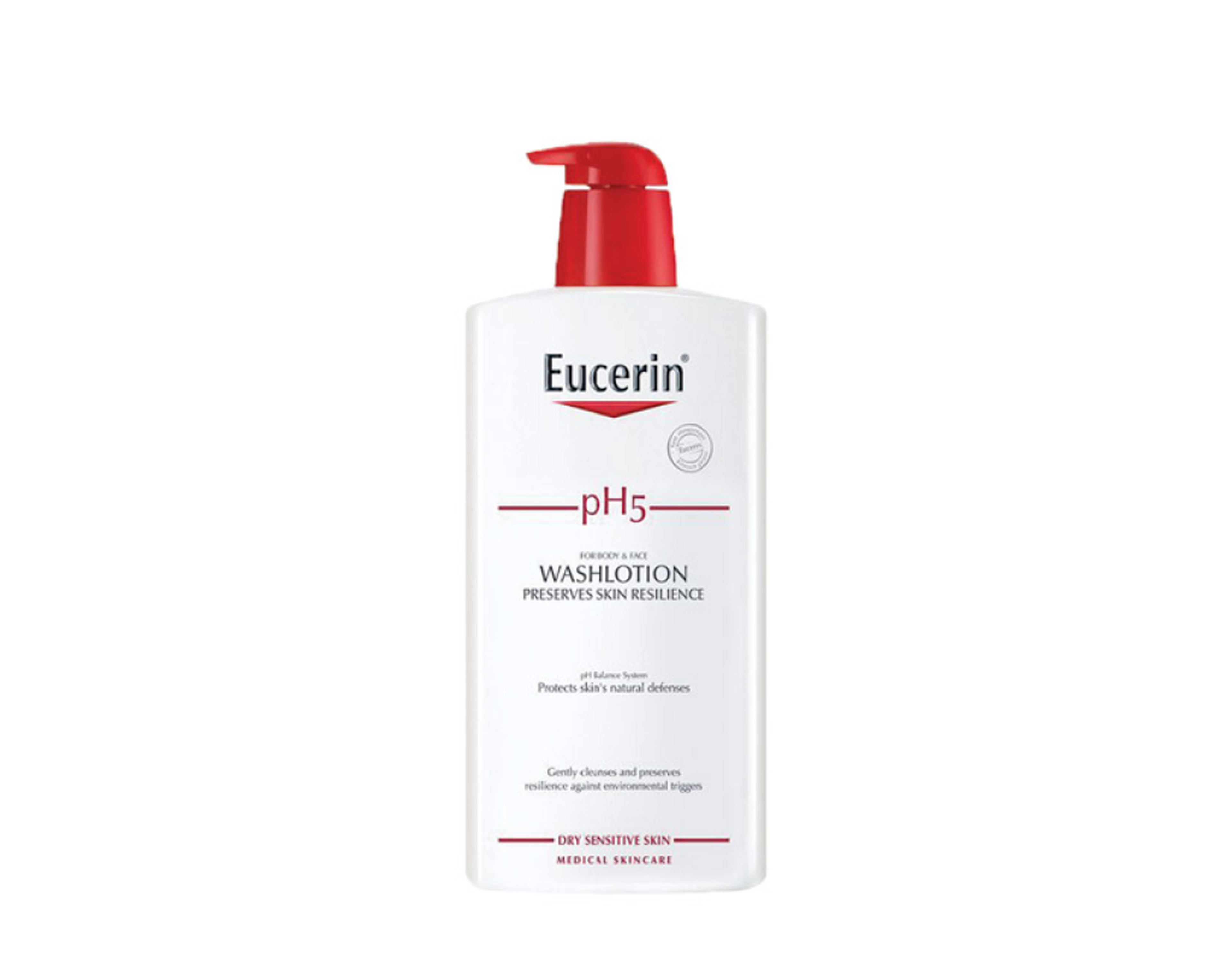 Sữa tắm Eucerin pH5 Washlotion giúp nhẹ nhàng làm sạch da (Chai 400ml)