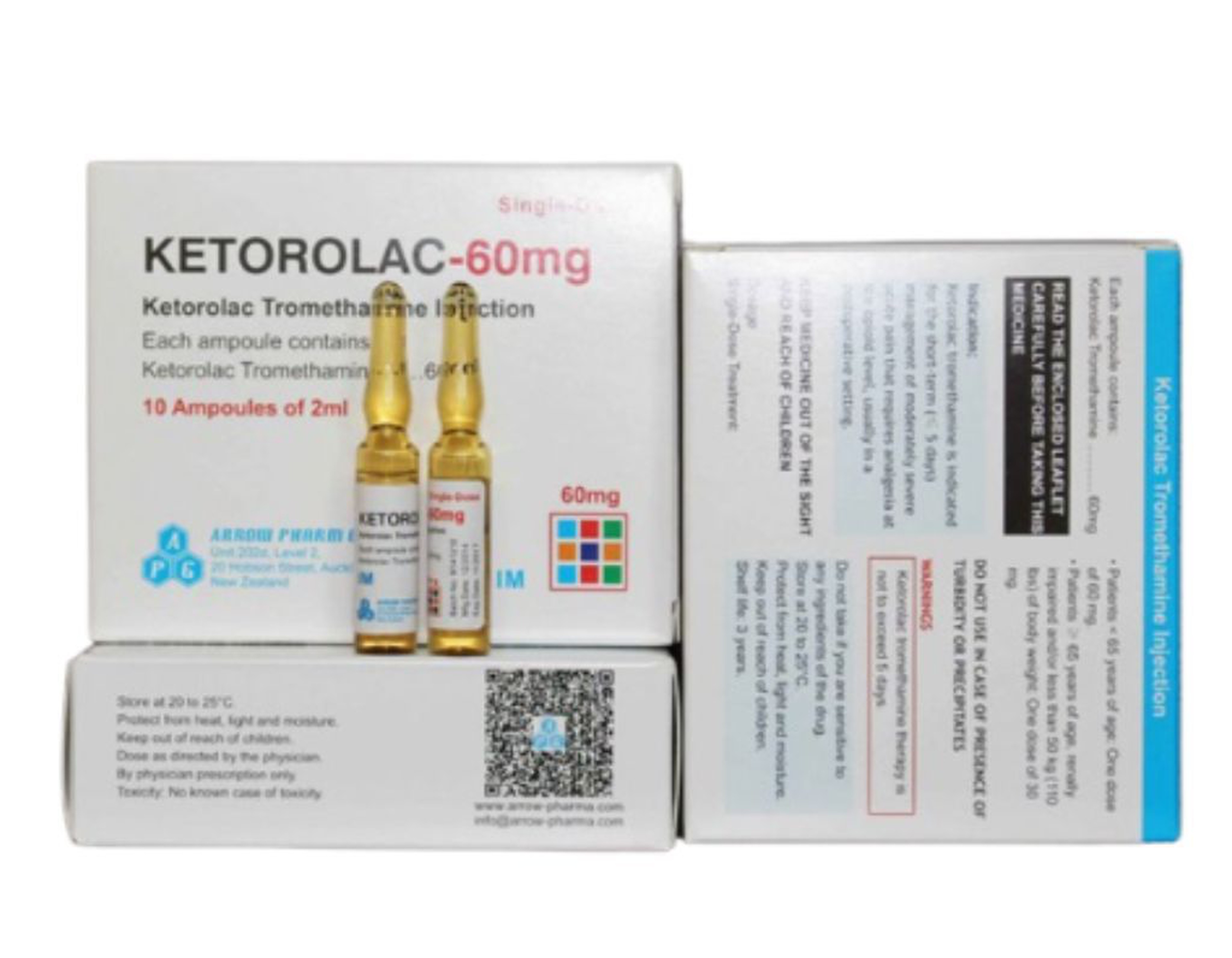 Thuốc tiêm Ketorolac-BFS 30mg/ml giảm đau, thuốc chống viêm không steroid (hộp 10 lọ nhựa)