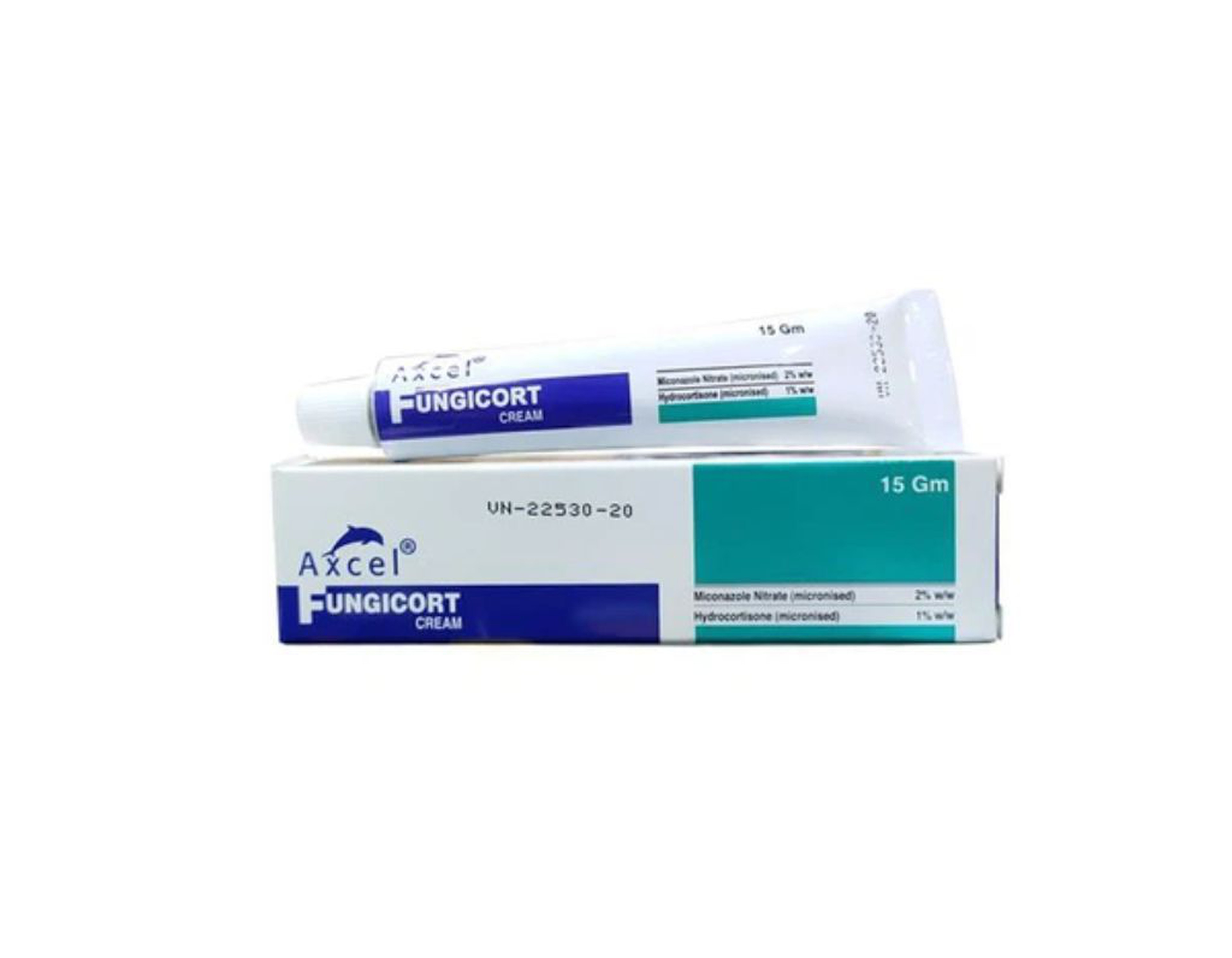 Kem bôi Axcel Fungicort Cream điều trị viêm da, dị ứng ngoài da (Tuýp 15g)