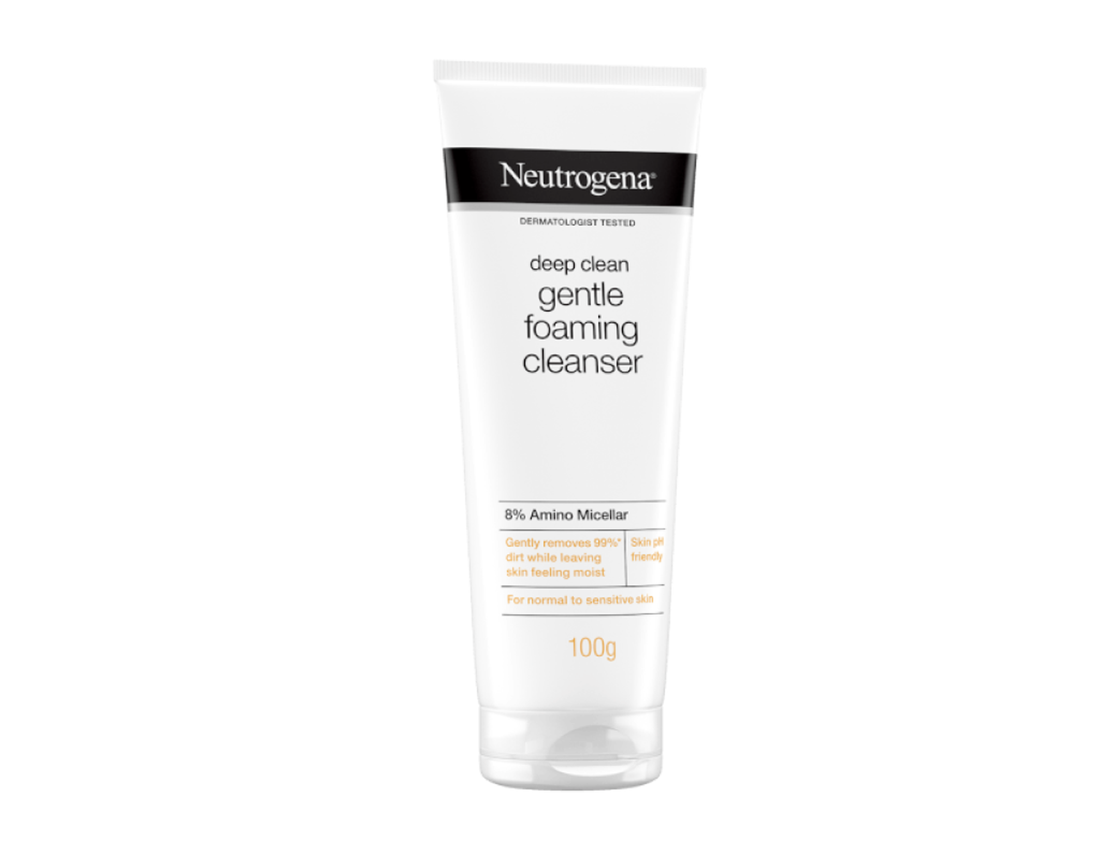 Sữa rửa mặt Neutrogena Deep Clean Gentle Foaming Cleanser làm sạch sâu kiểm soát nhờn (tuýp 100g)