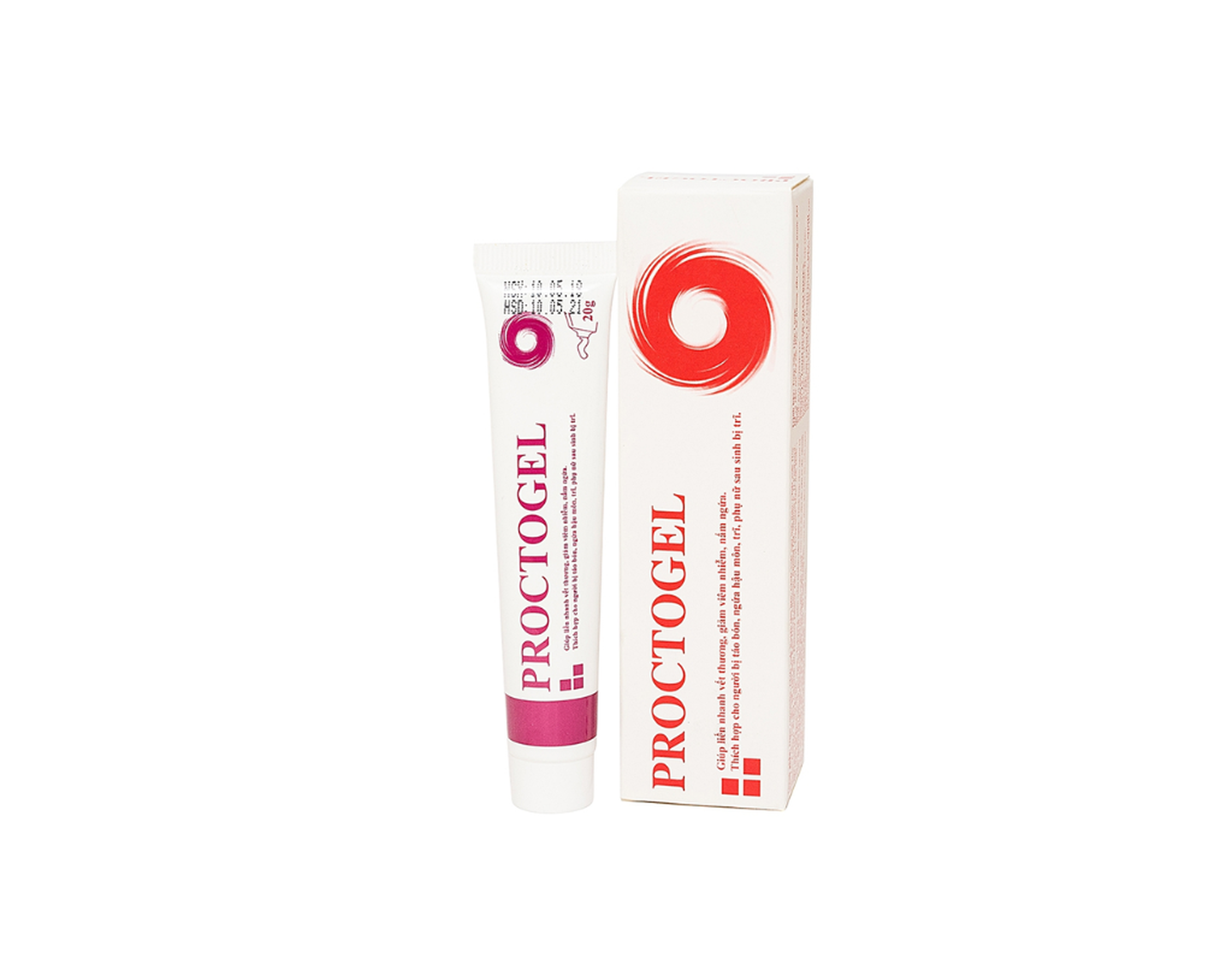 Gel Proctogel Bimex liền vết thương, giảm viêm nhiễm, nấm ngứa cho người táo bón, trĩ, ngứa hậu môn (Hộp 1 tuýp 20g)