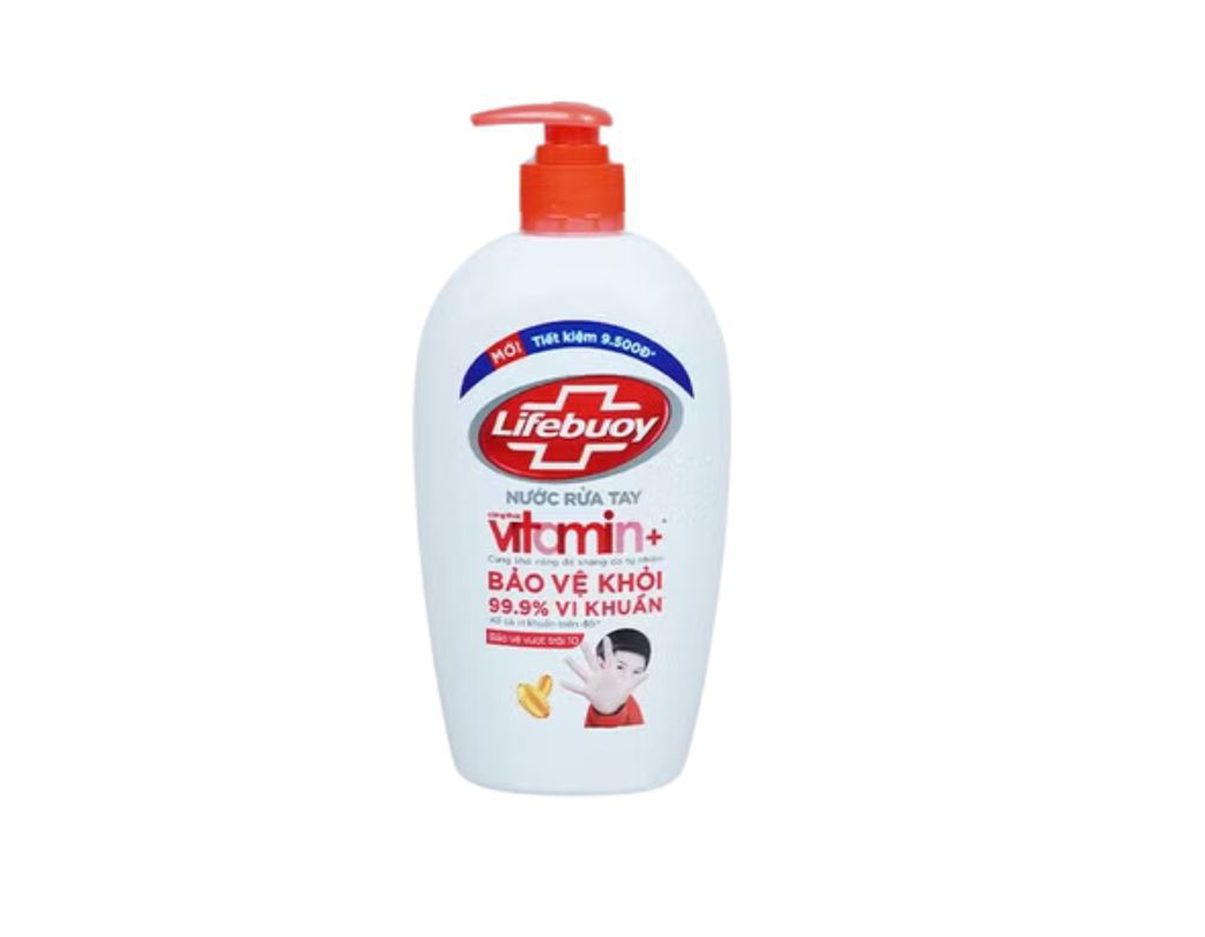 Nước rửa tay Lifebuoy bảo vệ vượt trội diệt khuẩn (chai 450g)