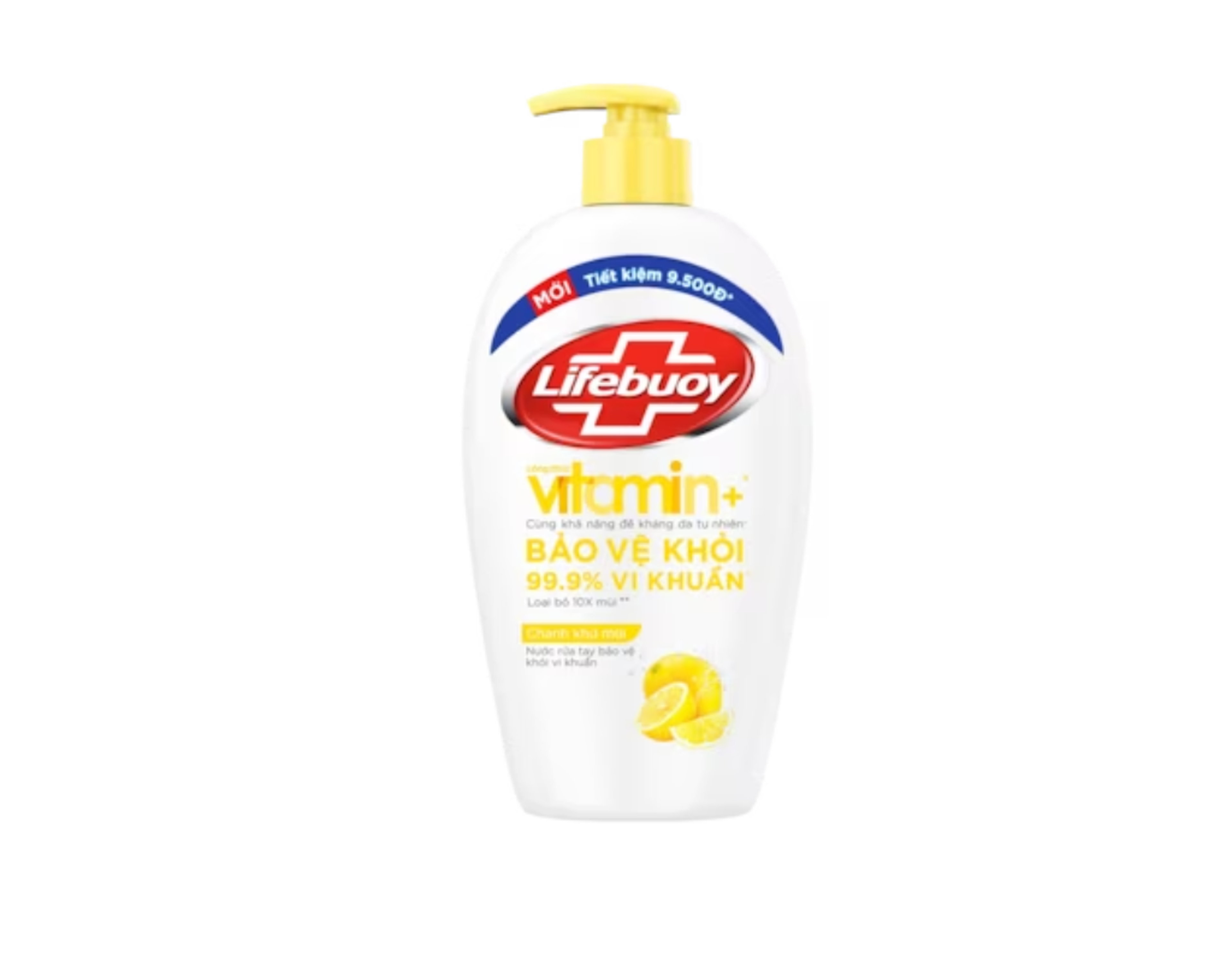 Nước rửa tay Lifebuoy chanh khử mùi bảo vệ khỏi vi khuẩn (chai 450g)