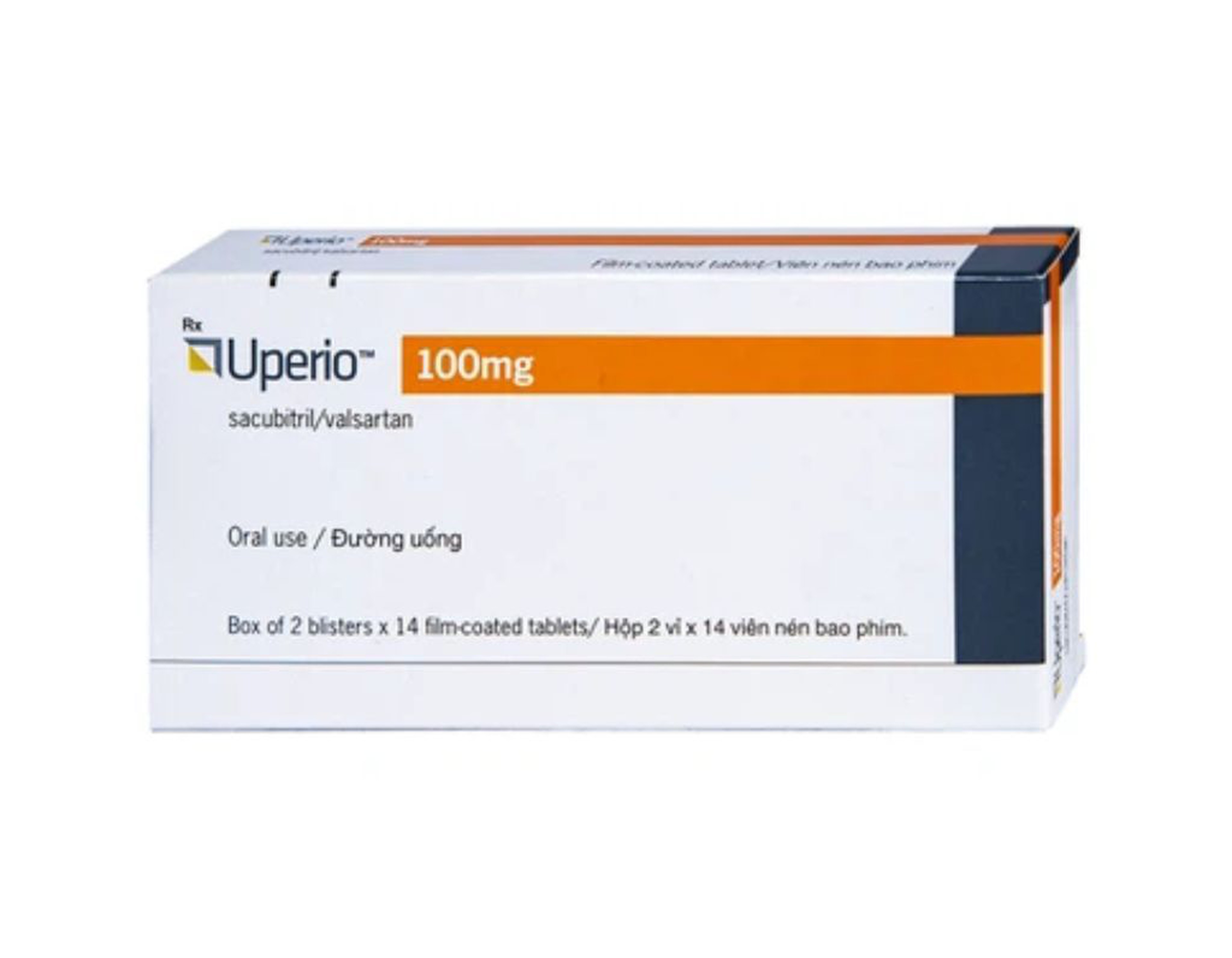 Thuốc Uperio 100mg điều trị suy tim (Hộp 2 vỉ x 14 viên)