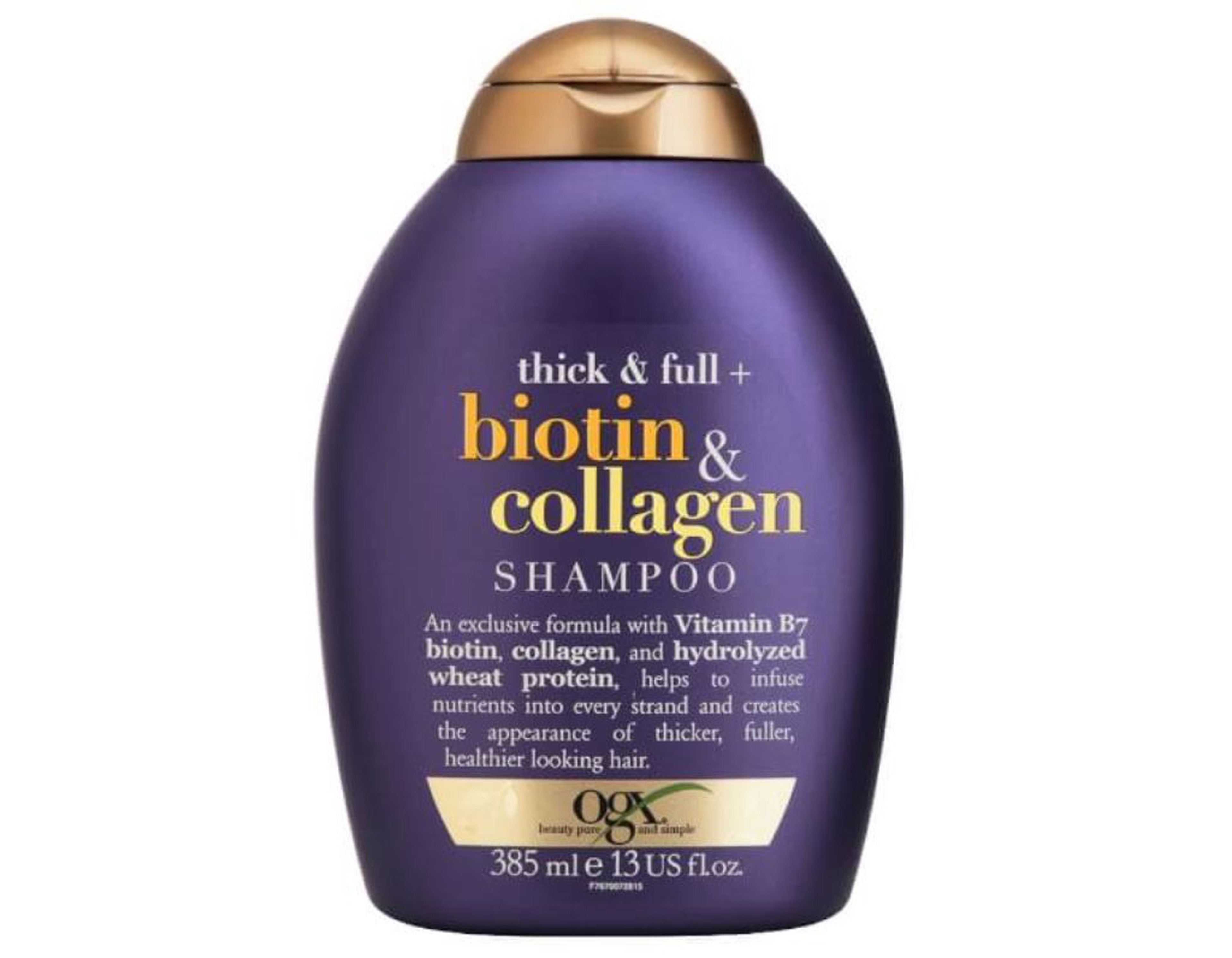 Dầu Gội OGX thick & ful + biotin & collagen shampoo giúp chăm sóc tóc chắc khỏe (Chai 385ml)