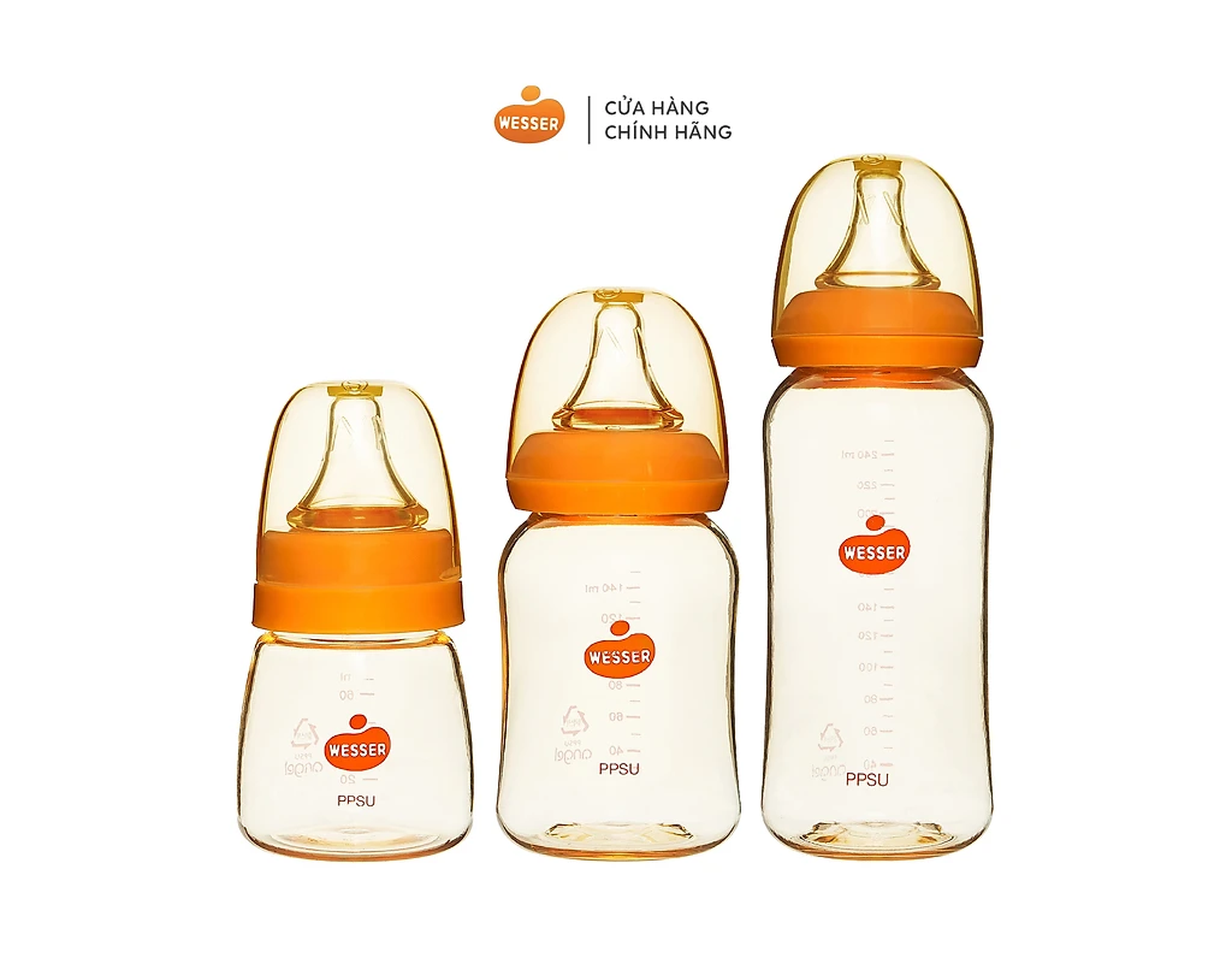 Bình Sữa PPSU Wesser size S 60ml