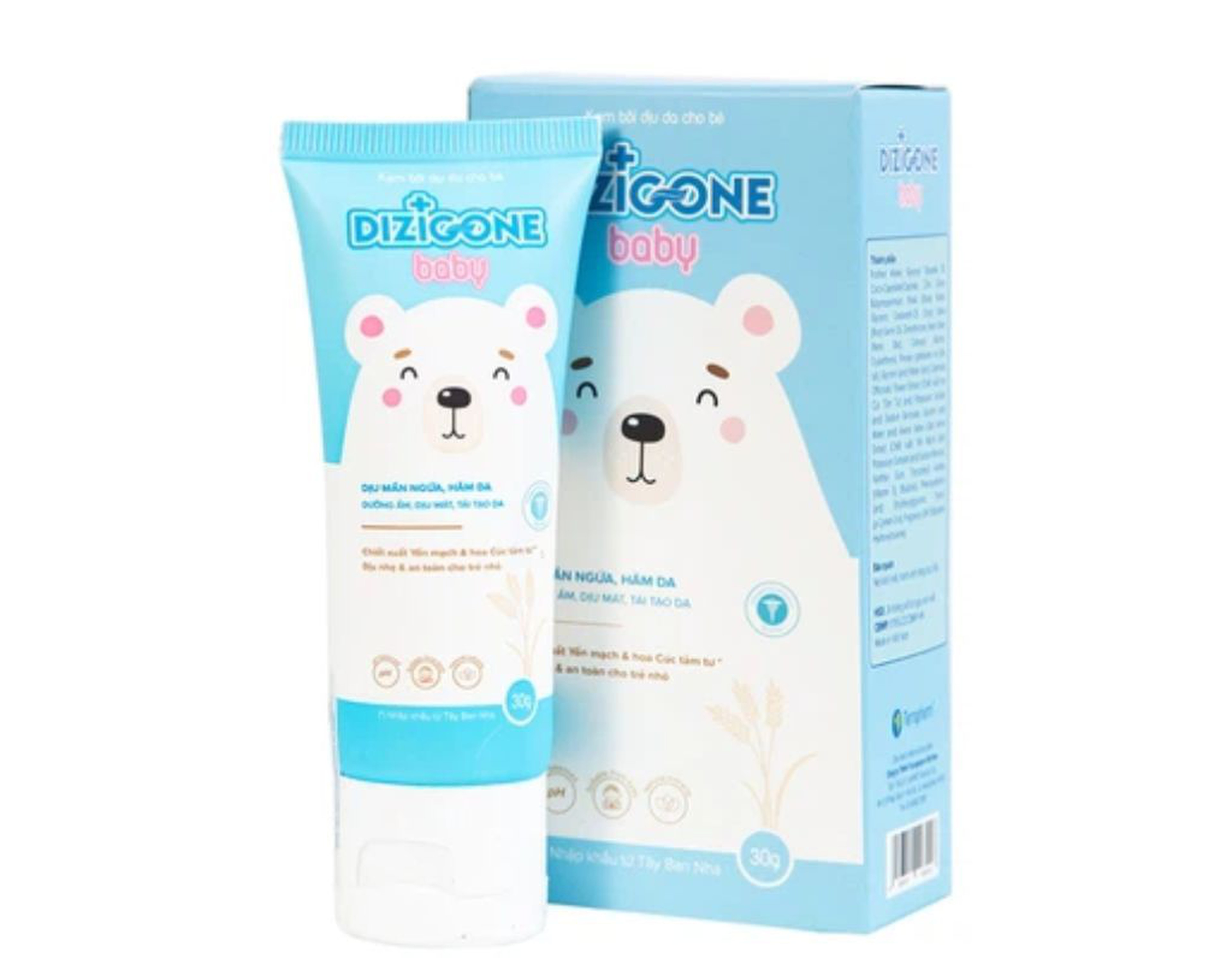 Kem bôi Dizigone Baby làm dịu da mẩn ngứa, hăm da cho bé (Tuýp 30g)