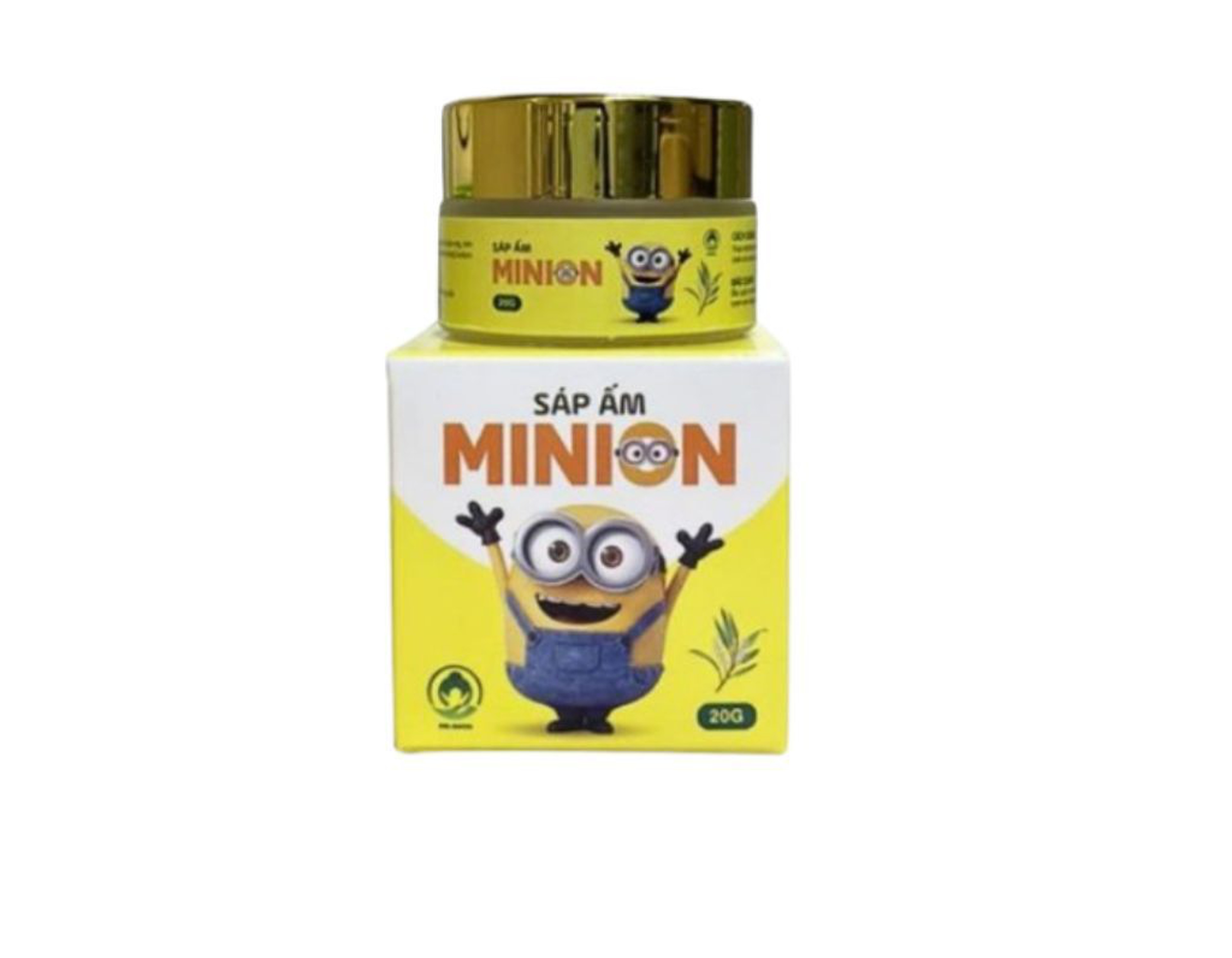 Sáp ấm Minion Dr.Maya 20g giảm rôm sẩy, mẩn ngứa (Hộp 1 lọ)  