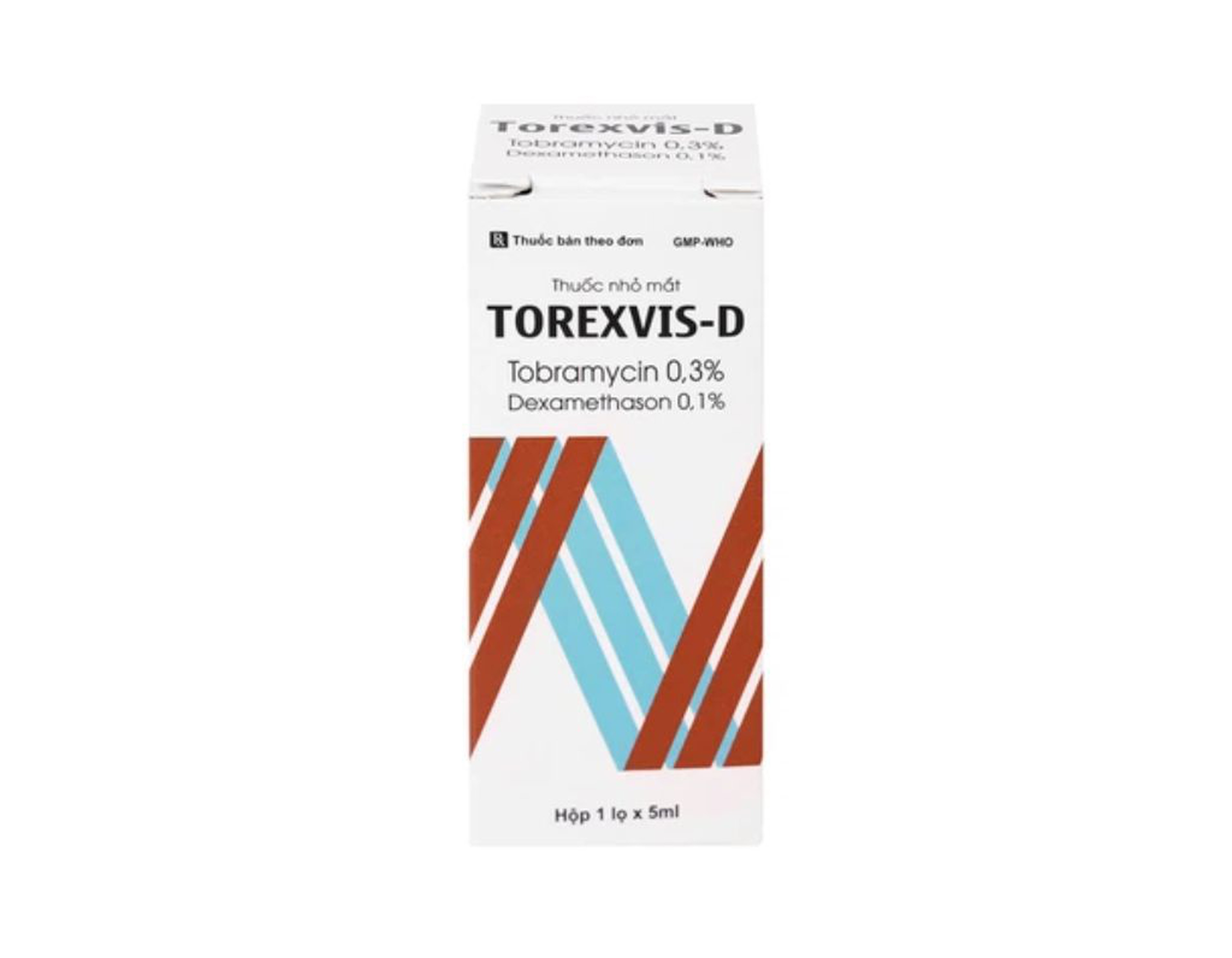 Thuốc nhỏ mắt Torexvis Eye drops 0.3% điều trị viêm và ngăn ngừa nhiễm khuẩn (Chai 5ml)