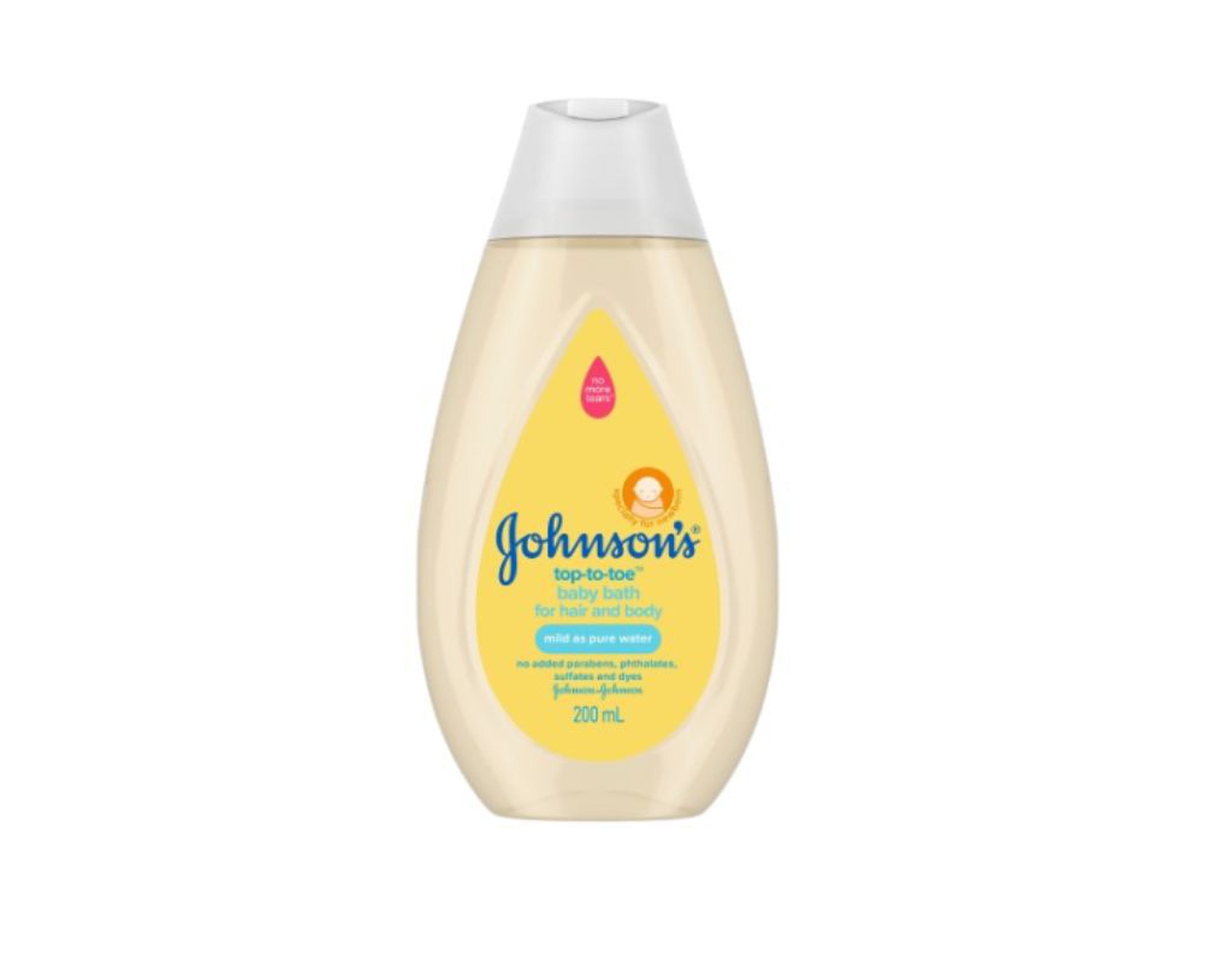 Sữa tắm gội Johnson Baby Top-to-toe Baby Bath dịu nhẹ cho bé (Chai 200ml)