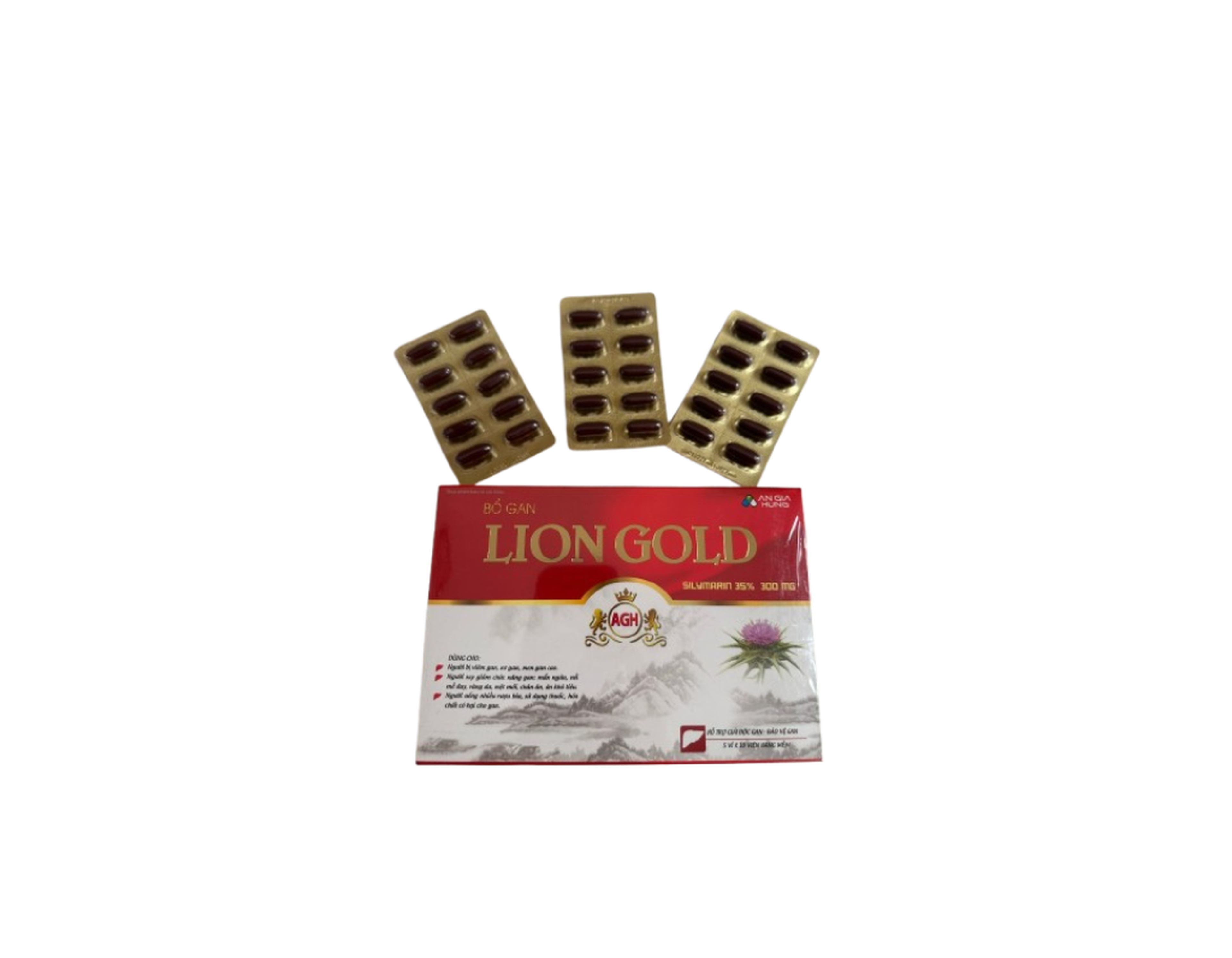 Bổ Gan Lion Gold thanh nhiệt, mát gan, giải độc gan (Hộp 6 vỉ x 10 viên)
