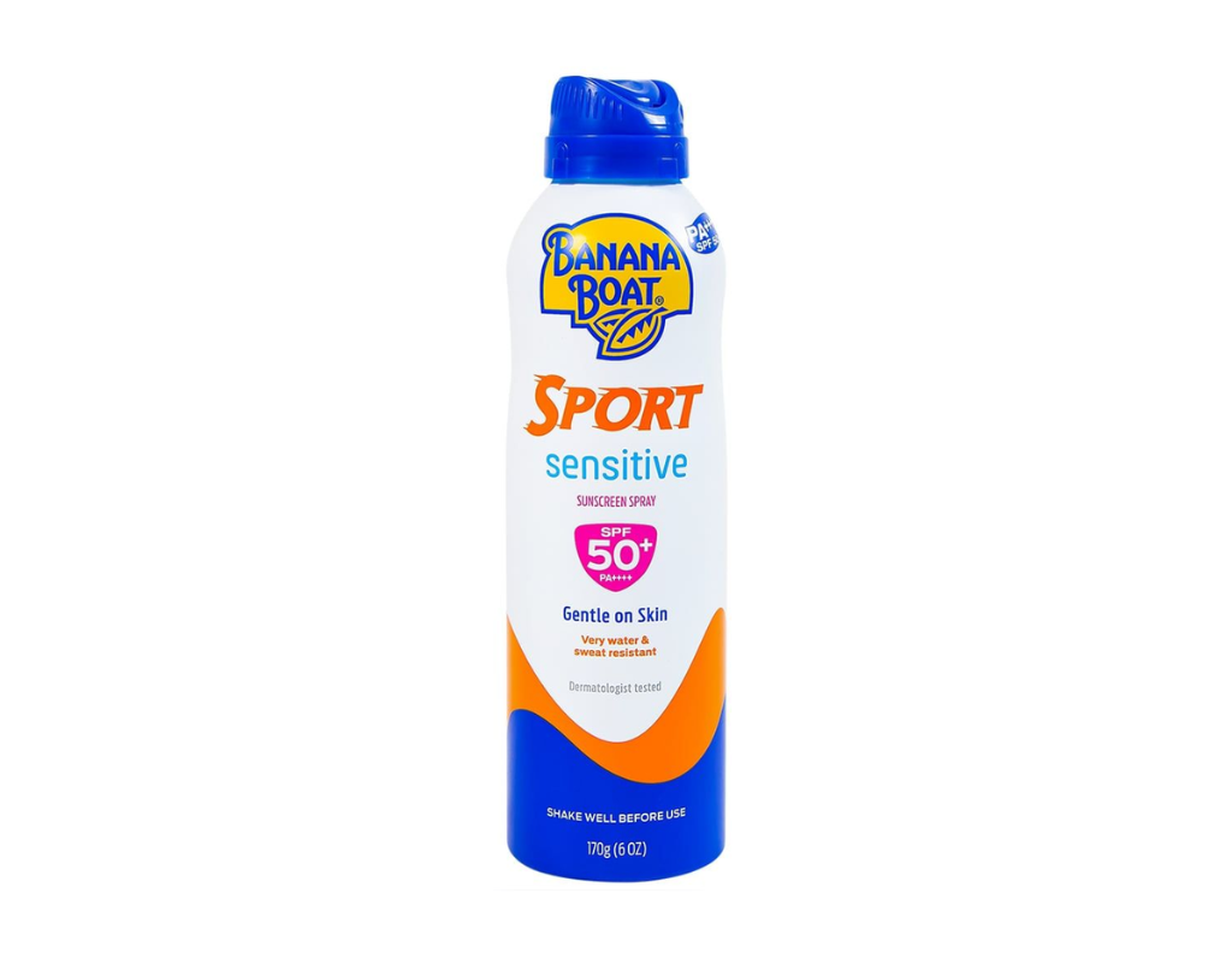Xịt Chống Nắng Banana Boat Sport Sensitive SPF50+ PA++++ bảo vệ da chống lại tác hại của tia cực tím UVA/UVB (Chai 170g)