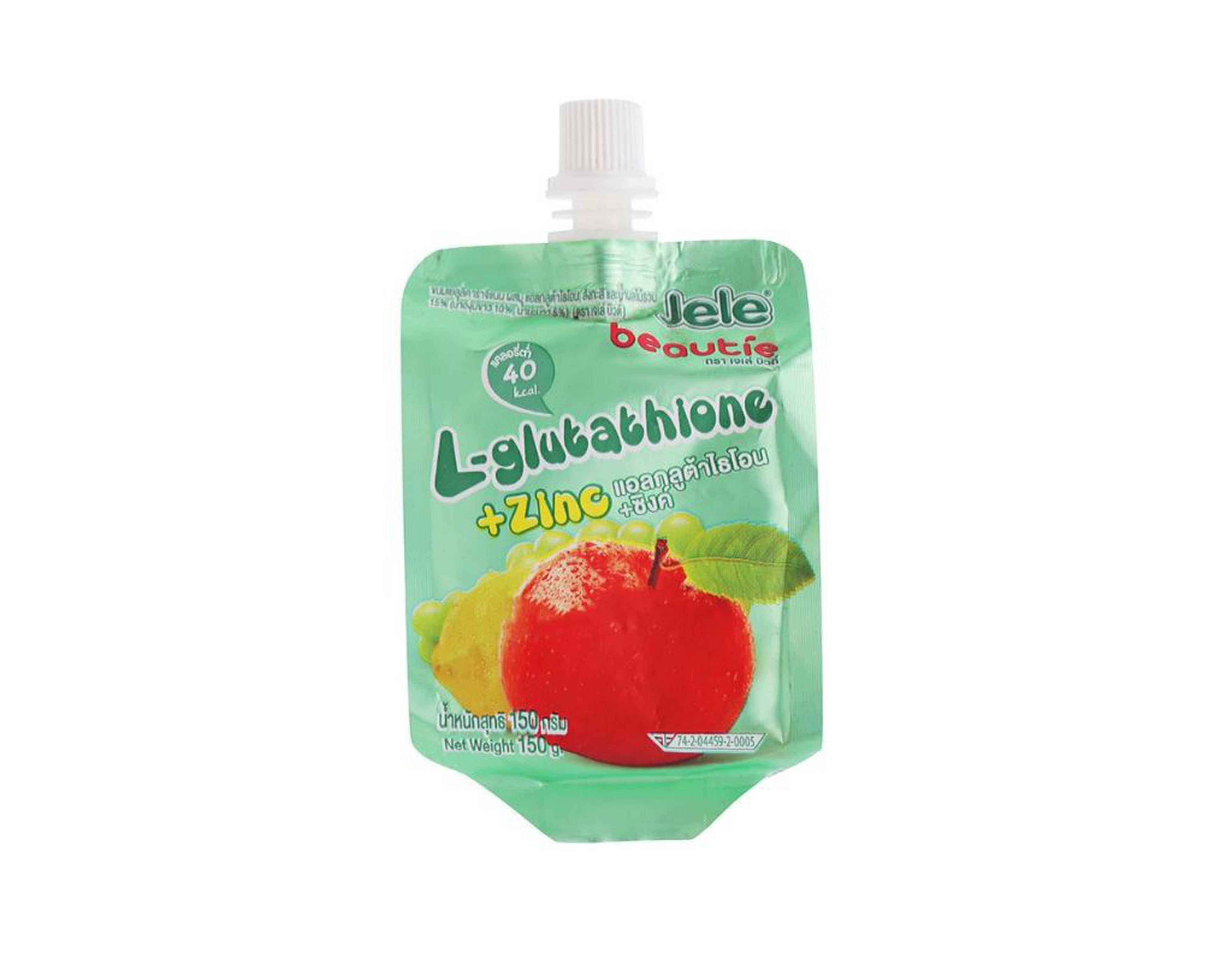 Nước Ép Trái Cây Thạch L-Glutathione Jele (Xanh) (Gói 150g)