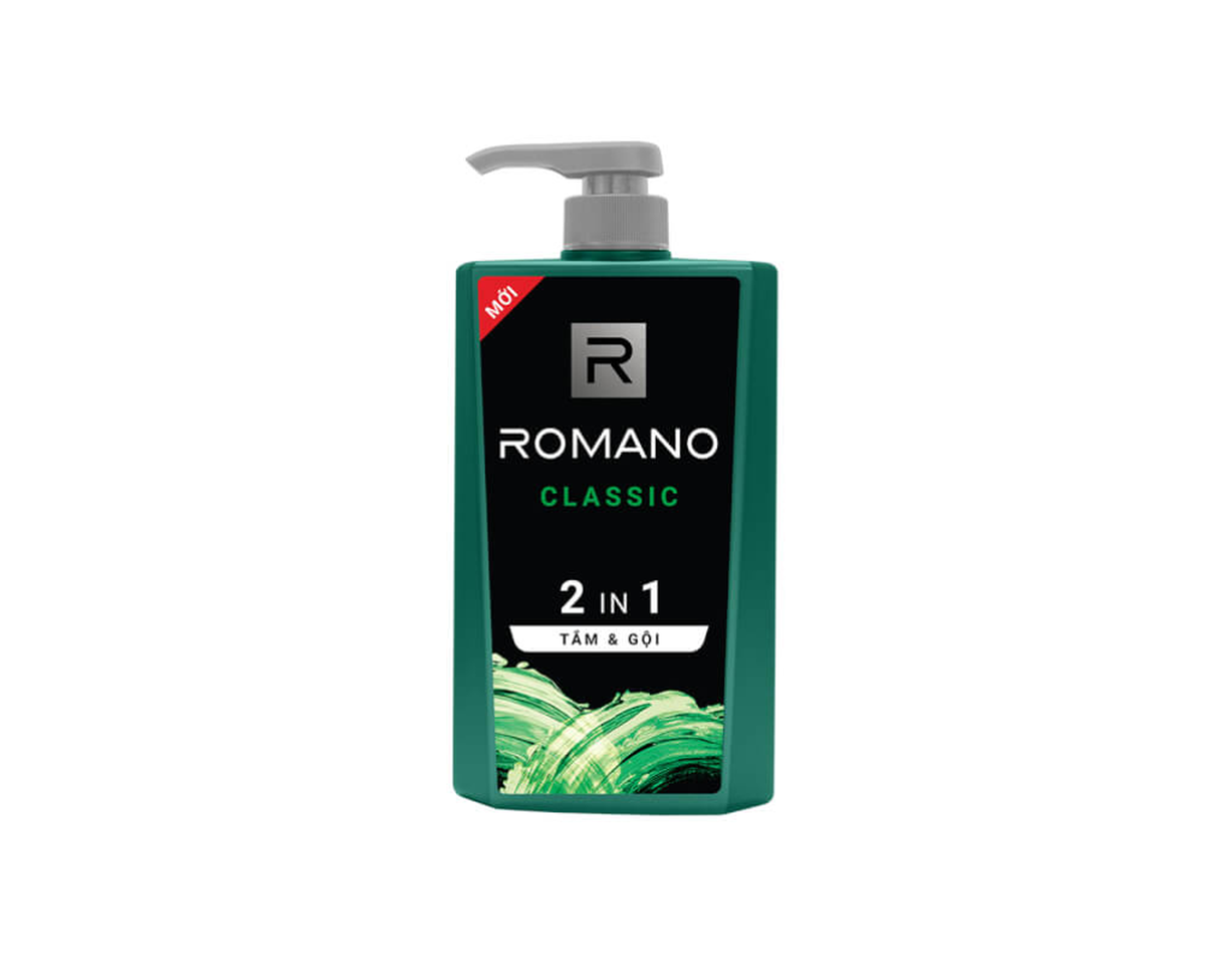 Sữa tắm gội Romano Classic 2in1 giúp tóc chắc khỏe, da sạch sảng khoái (Chai 650g)