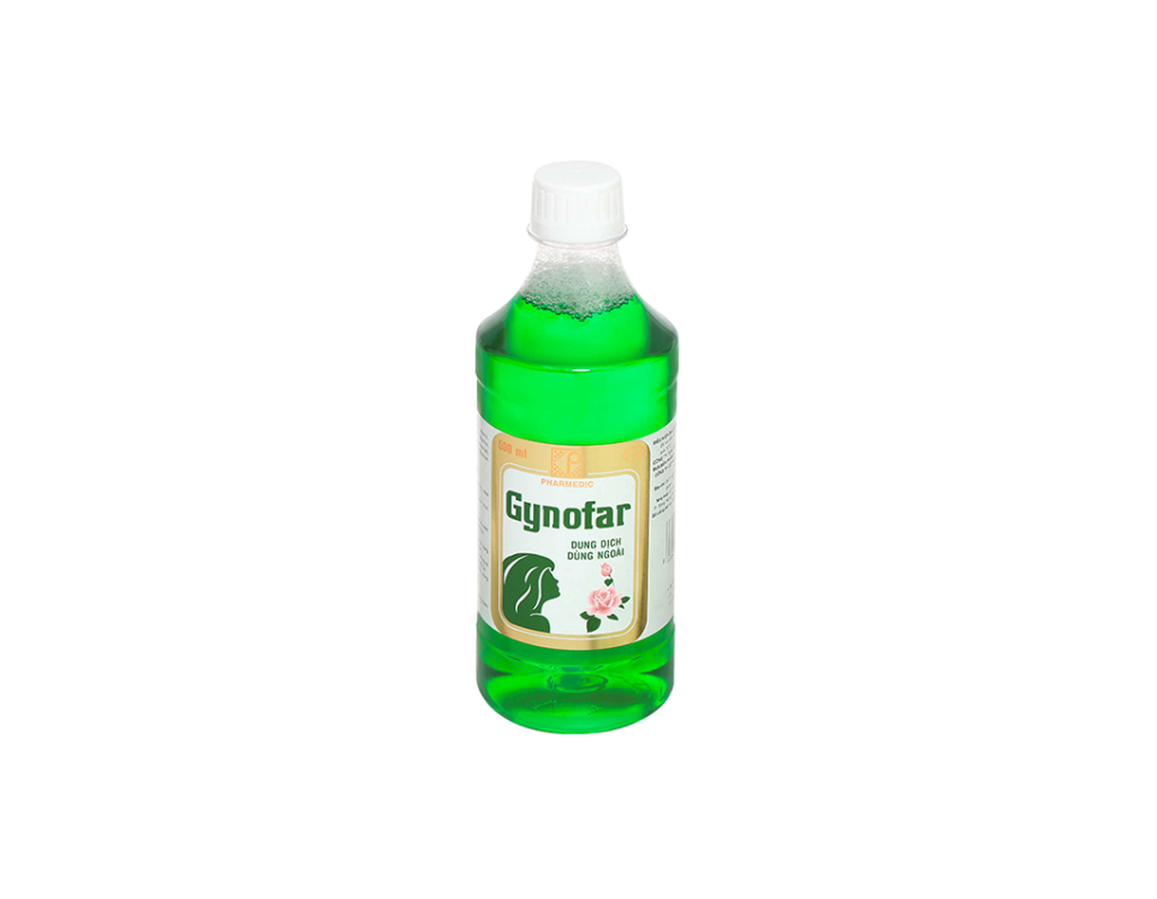 Dung dịch vệ sinh phụ nữ Gynofar điều trị ngứa âm hộ, viêm âm đạo (Chai 500ml)