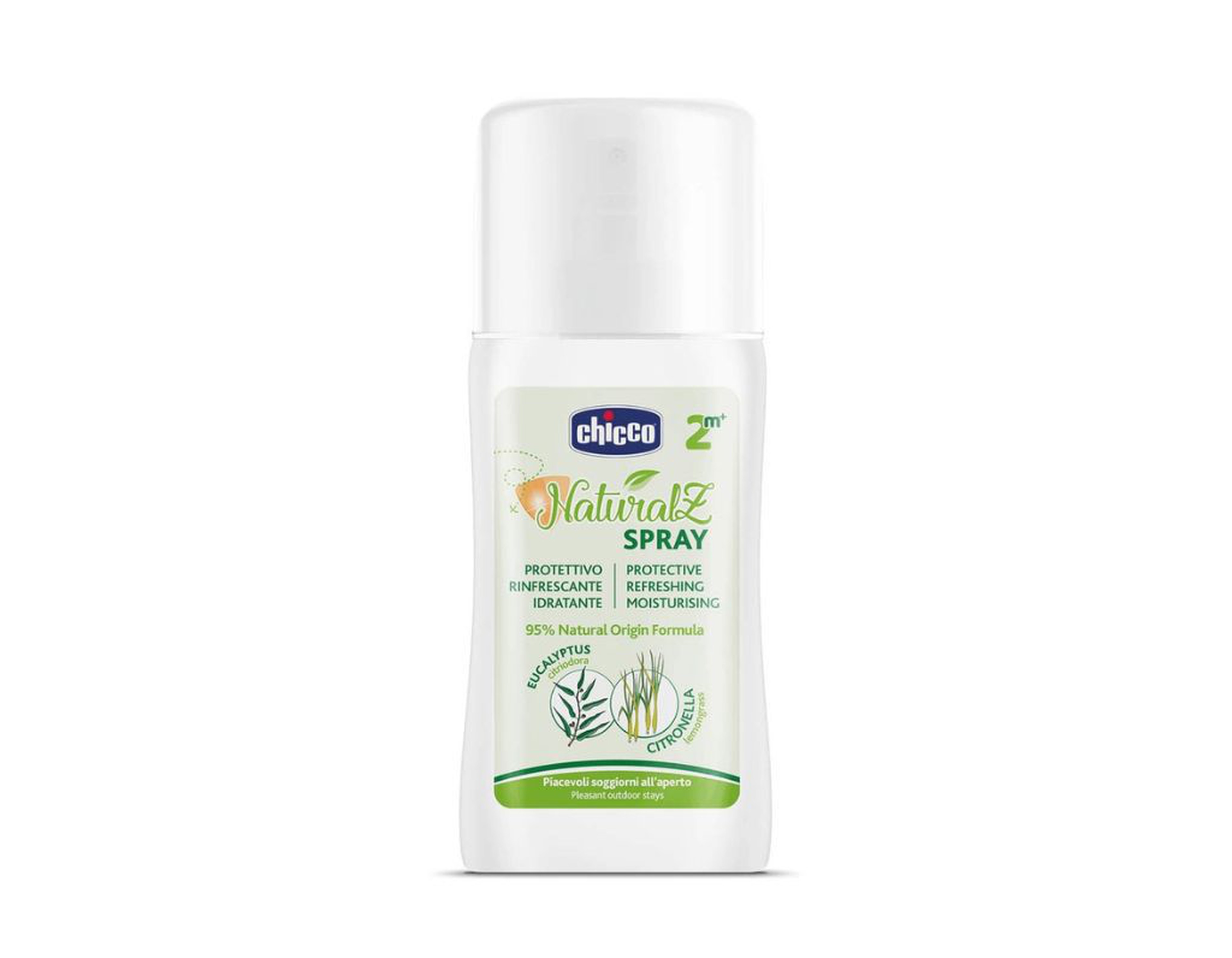 Xịt bảo vệ da chiết xuất tinh dầu tự nhiên (Thay xịt xua muỗi) Chicco NaturalZ 100ml