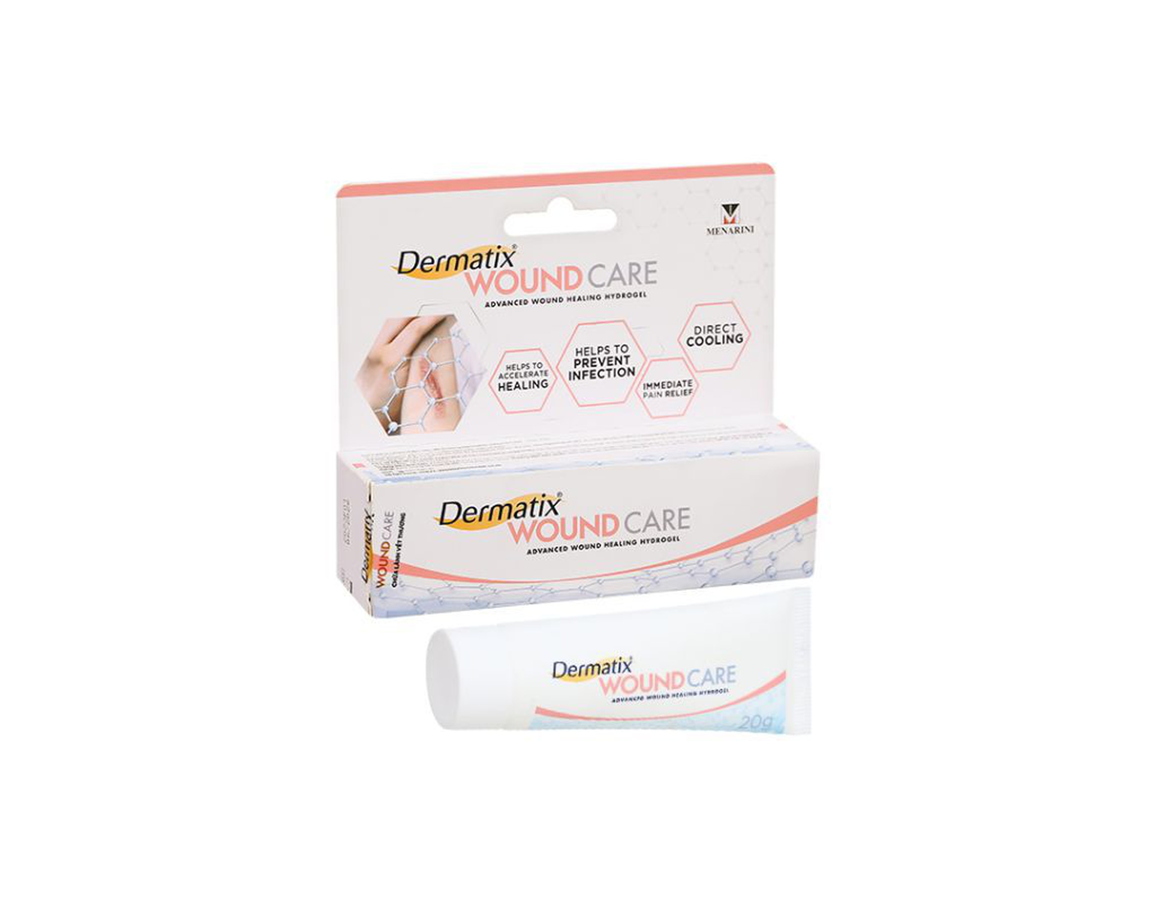 Gel Dermatix Wound Care hỗ trợ chữa lành vết thương tuýp 20g