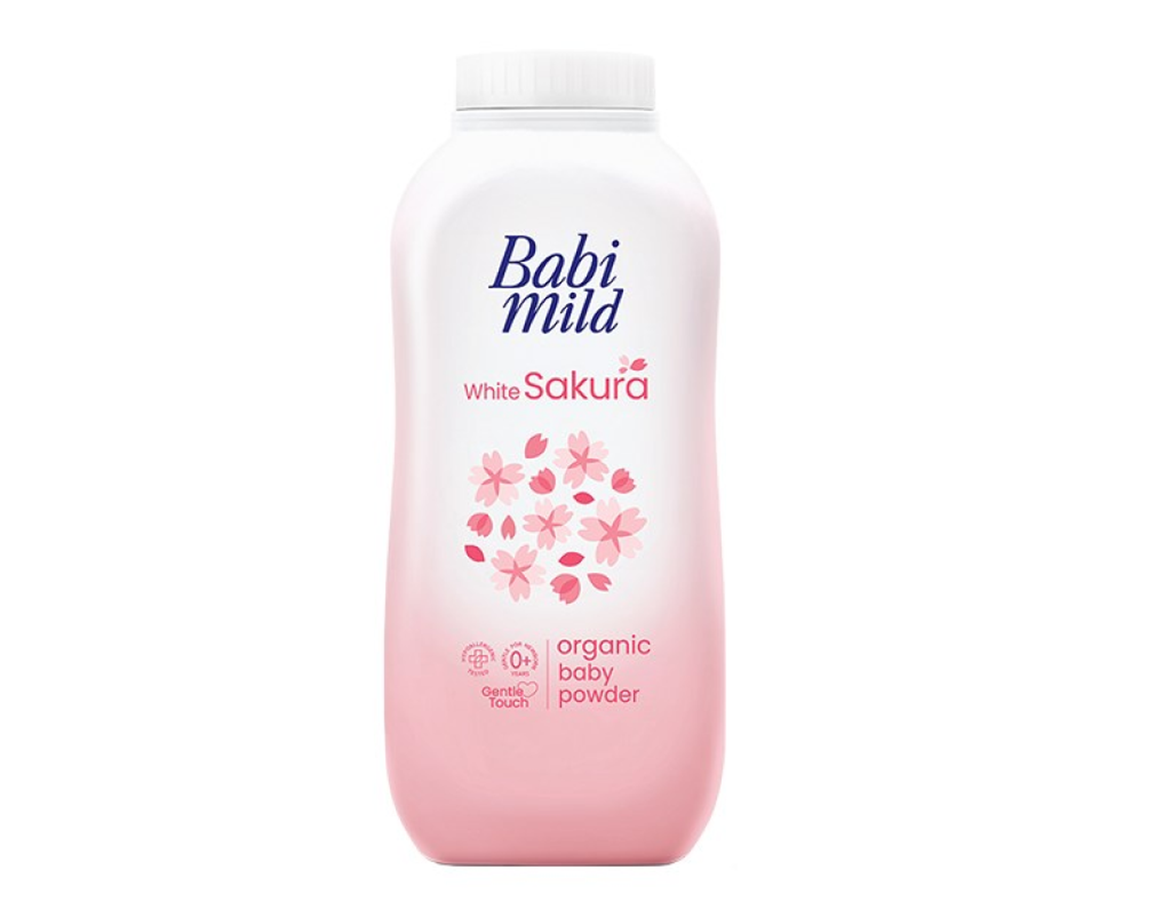 Phấn thơm Babi Mild White Sakura dưỡng ẩm cho bé (160g)