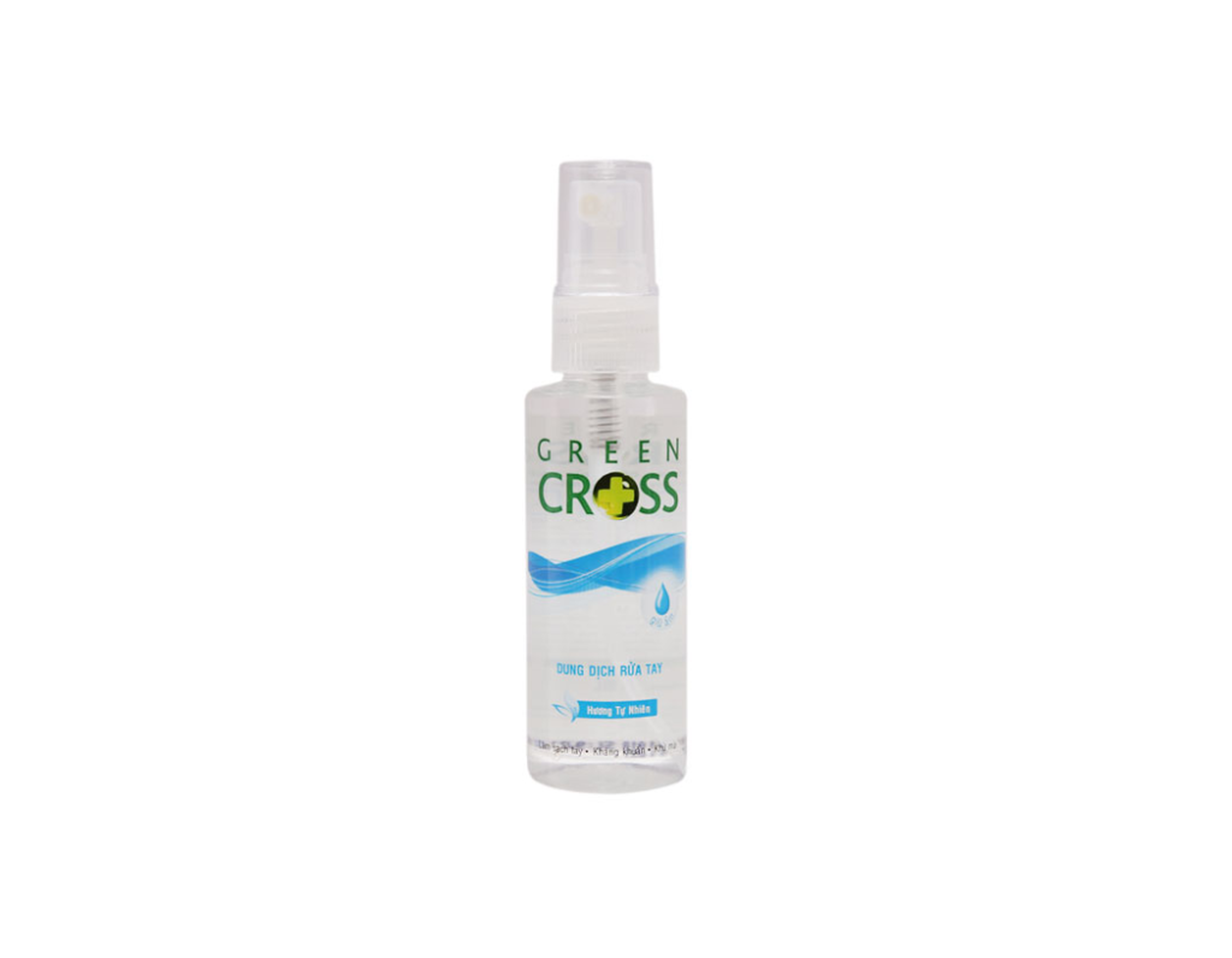 Dung dịch rửa tay Green Cross hương tự nhiên Spray kháng khuẩn vượt trội (Chai 70ml)