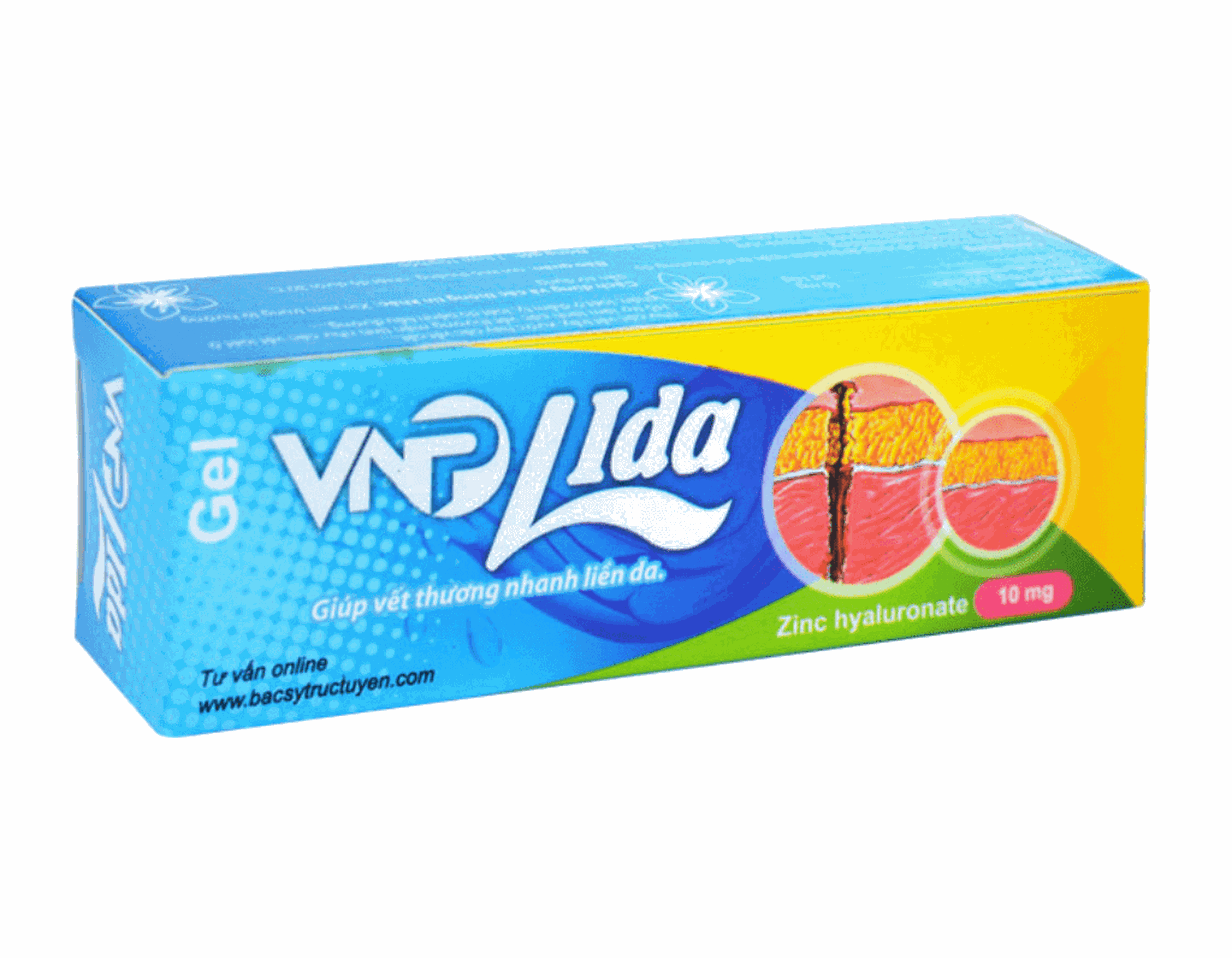 Gel VNP Lida giúp liền vết thương nhanh liền da (tuýp 10g)