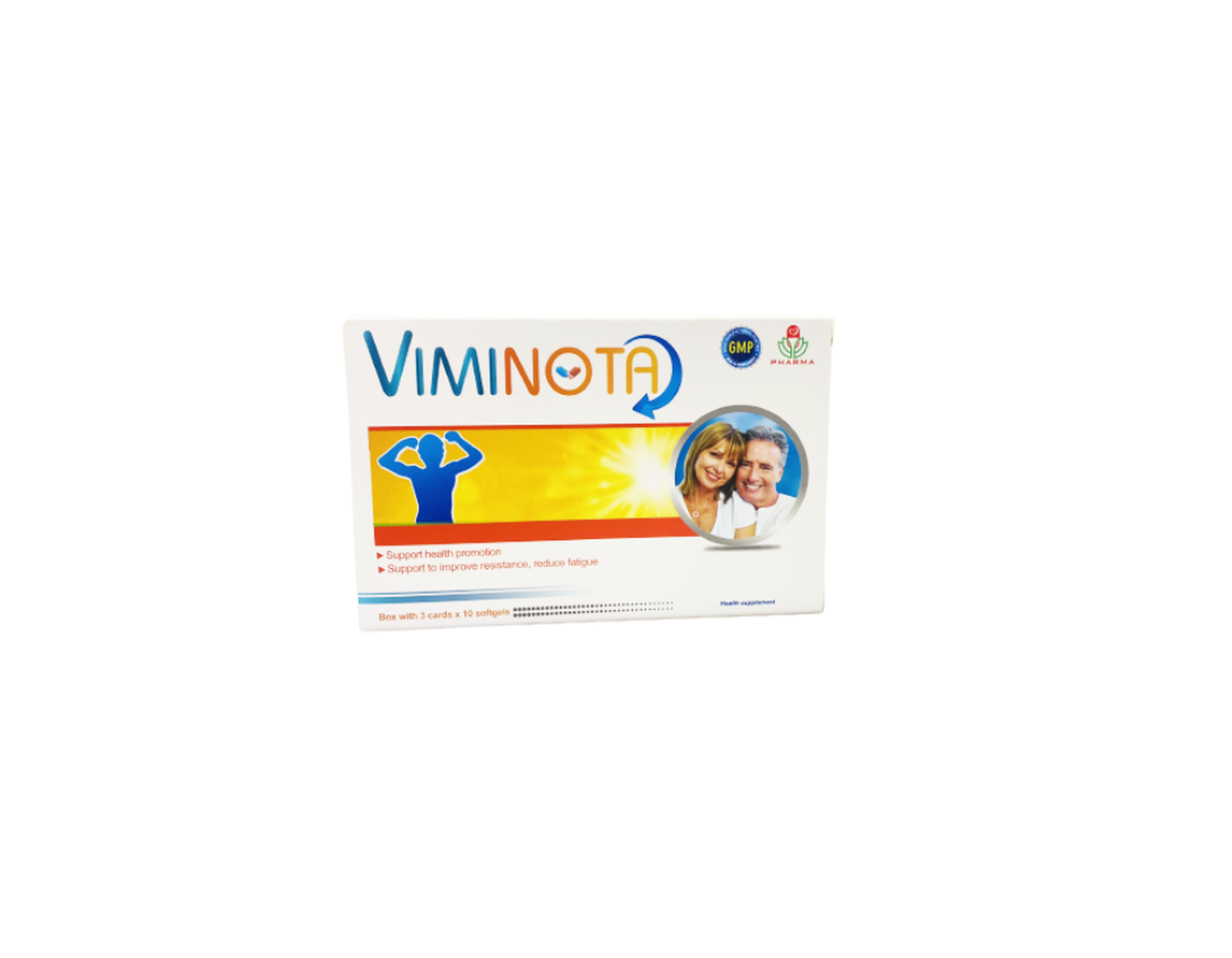 Viên uống Viminota hỗ trợ tăng cường sức khỏe, nâng cao sức đề kháng (Hộp 3 vỉ x 10 viên)        