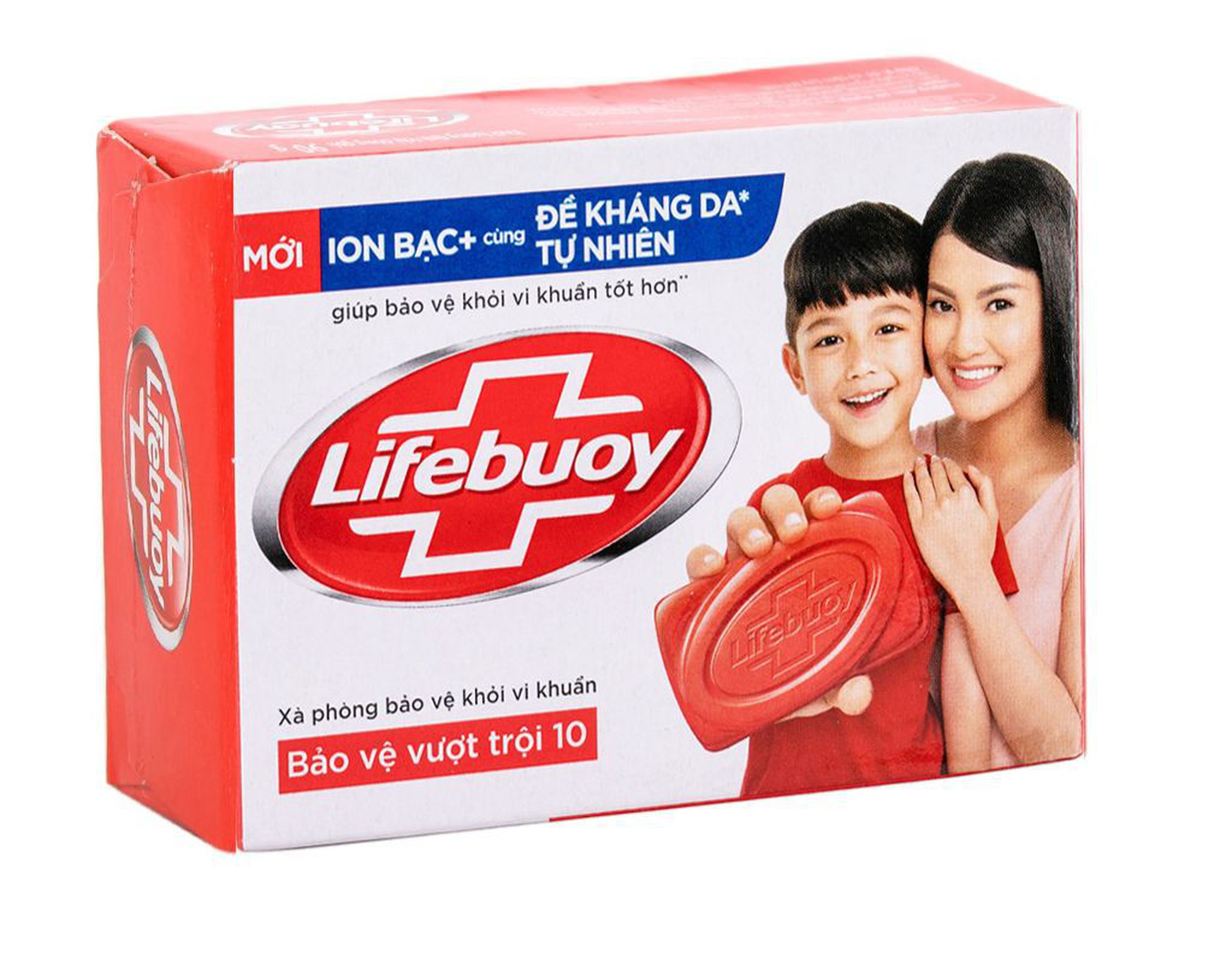 Xà bông cục Lifebuoy  bảo vệ vượt trội (Hộp 90g)