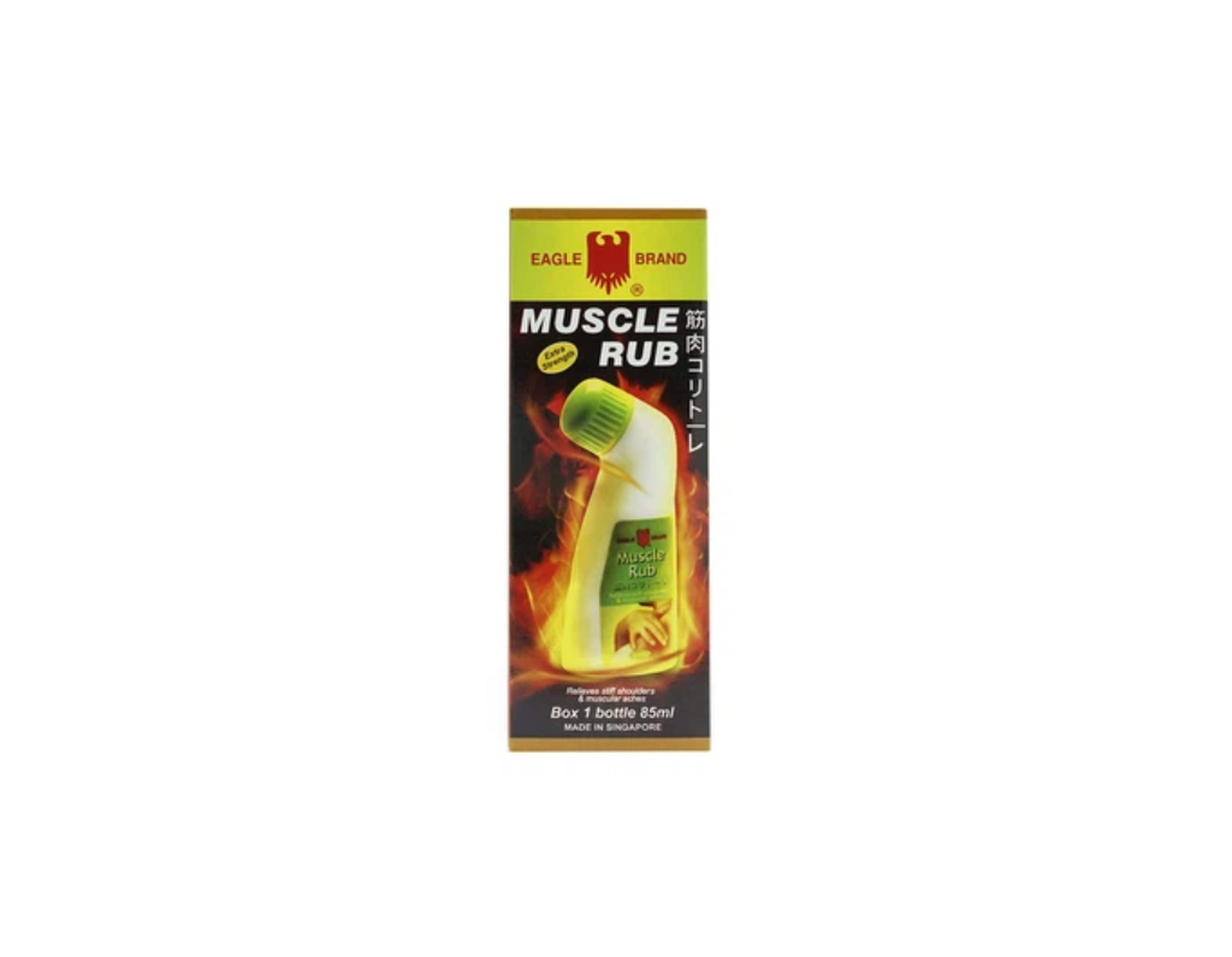Dầu xoa bóp con ó Eagle Brand Muscle Rub giảm đau lưng, viêm khớp, bong gân (Chai 85ml)