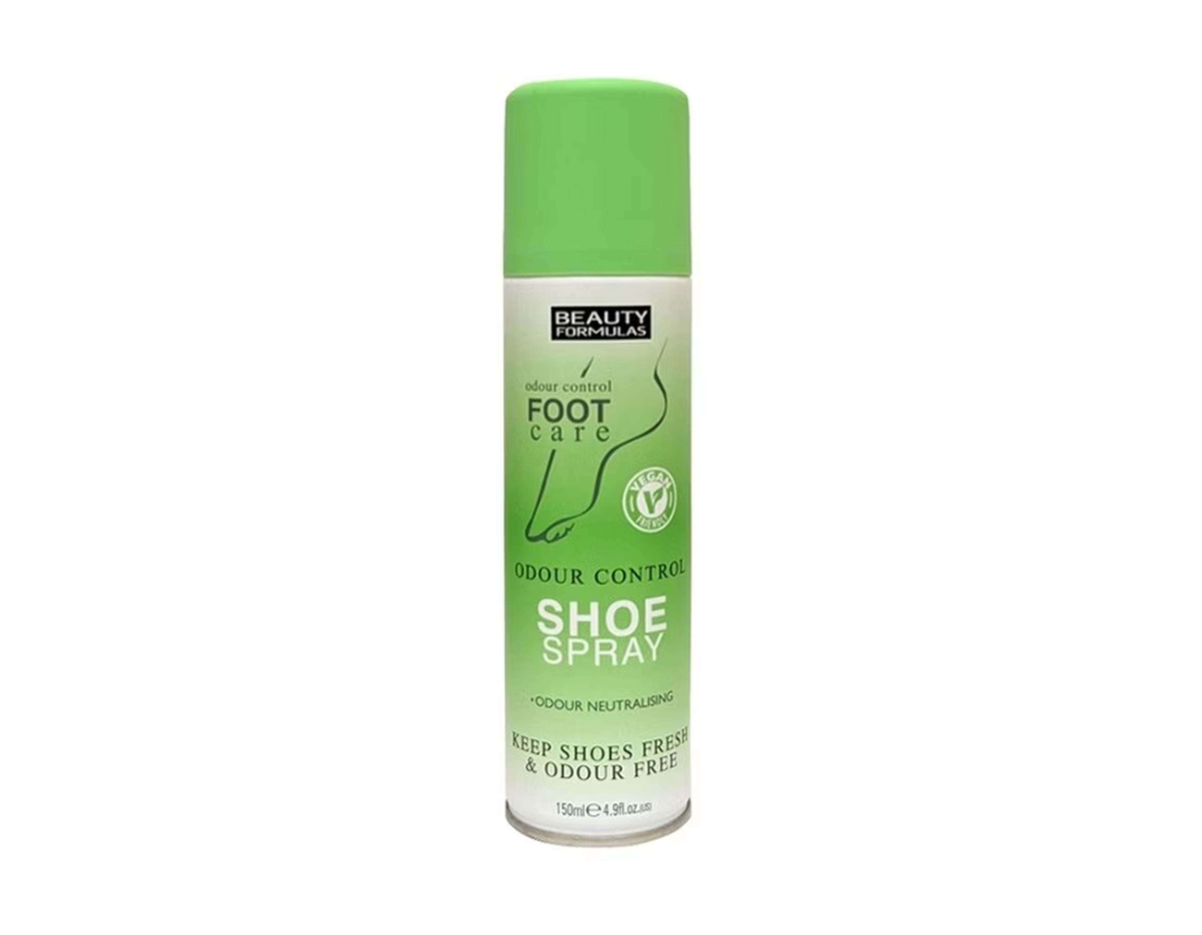 Xịt khử mùi giày Beauty Formulas giúp loại bỏ mùi hôi giày (Chai 150ml)