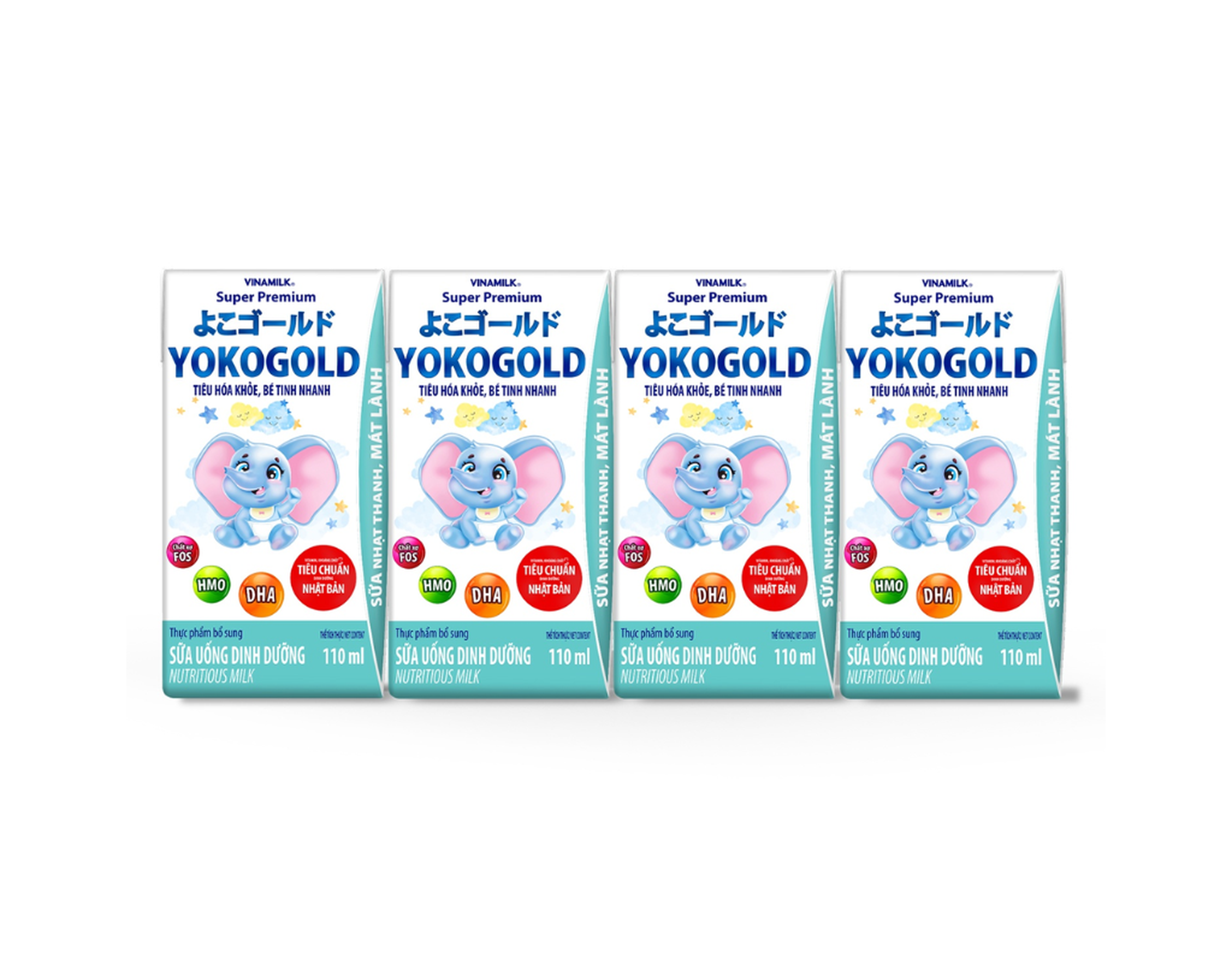 Sữa uống dinh dưỡng Yokogold giúp bé tăng cường đề kháng, phát triển não bộ (Lốc 4 hộp)
