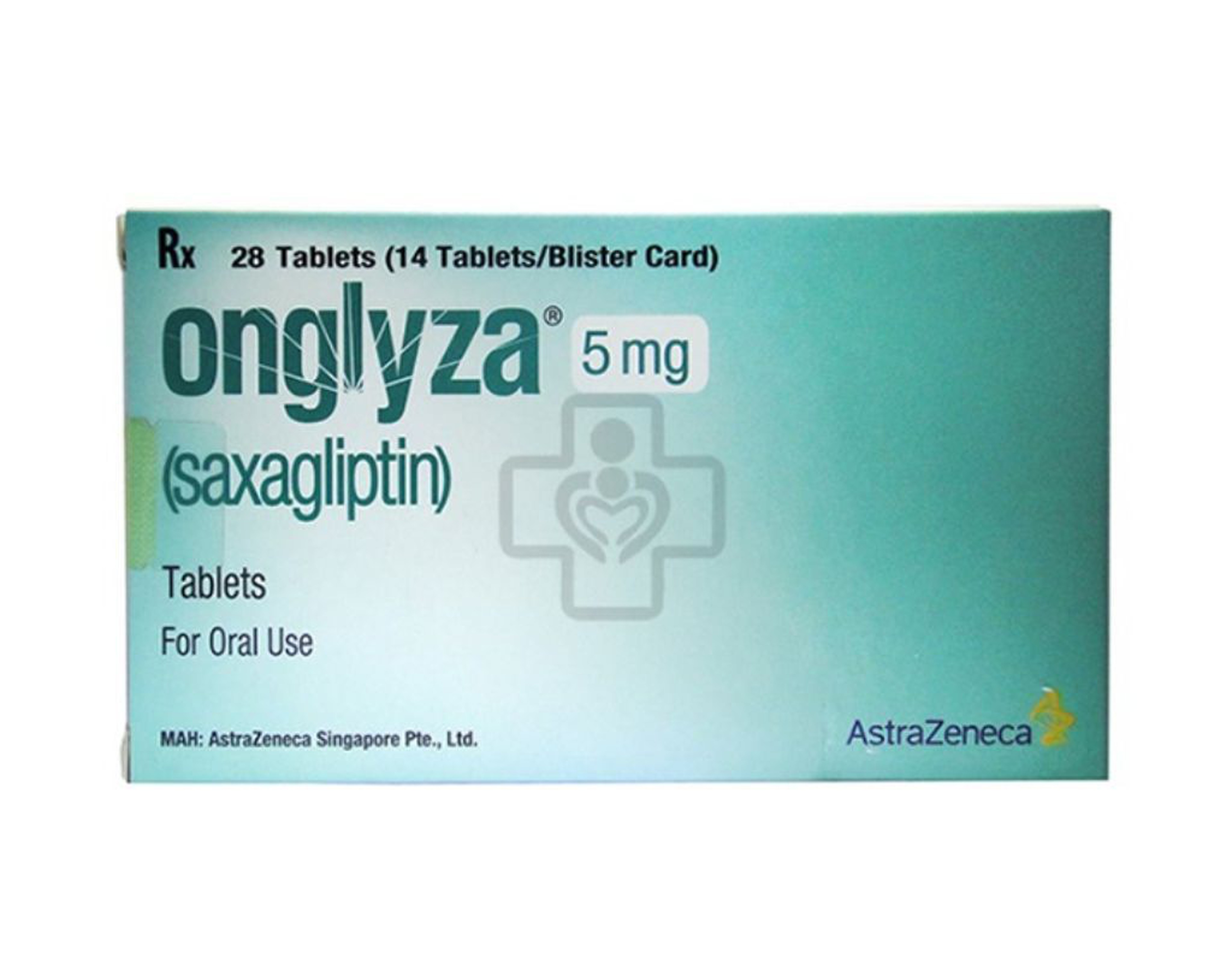 Viên nén Onglyza 5mg hỗ trợ ăn kiêng, kiểm soát đường huyết (Hộp 2 vỉ x 14 viên)