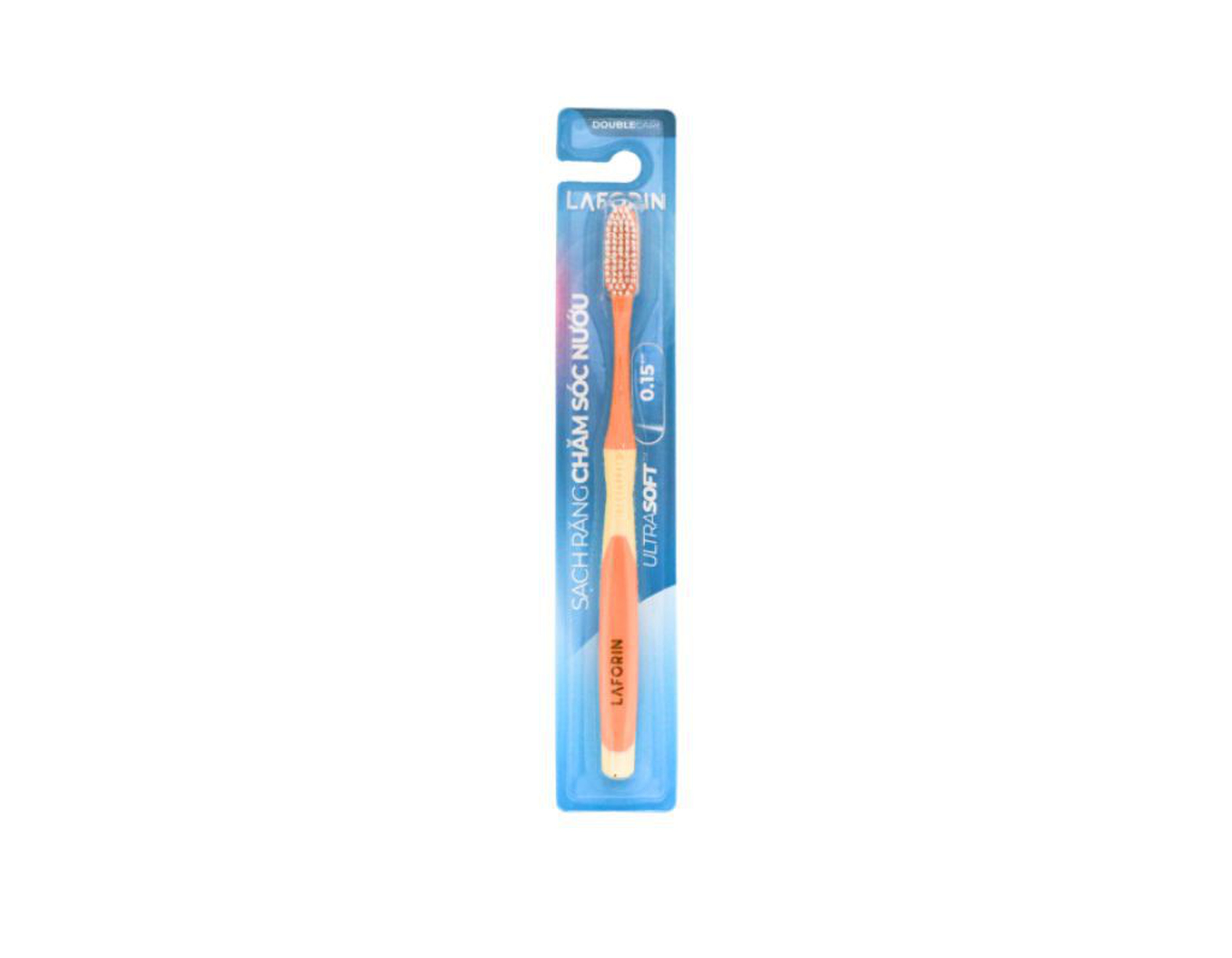 Bàn chải Laforin toothbrush màu vàng vệ sinh răng miệng, làm sạch vượt trội (Vỉ 1 cái)