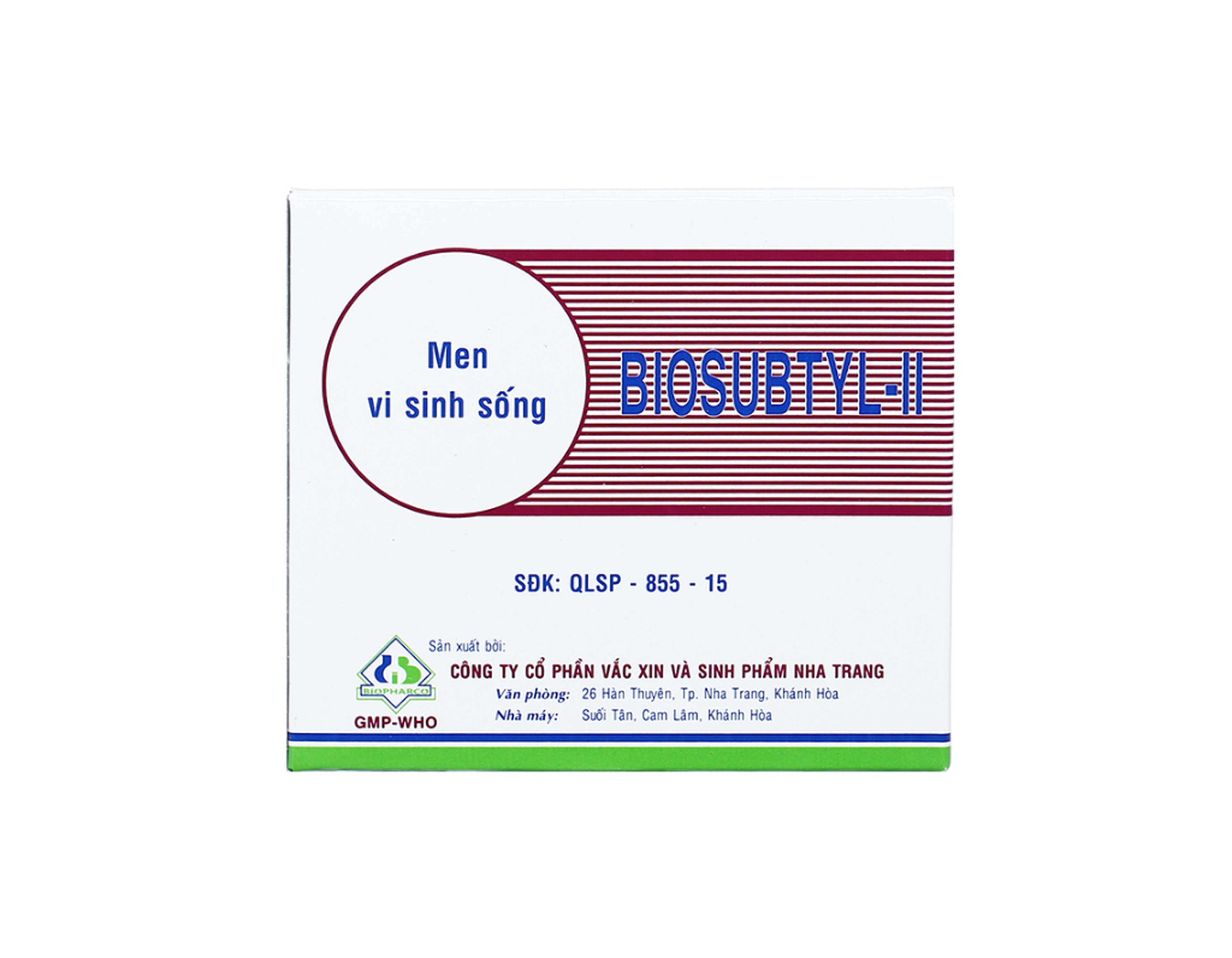 Men vi sinh sống Biosubtyl-II điều trị tiêu chảy, viêm ruột, rối loạn tiêu hóa (Hộp 50 gói)