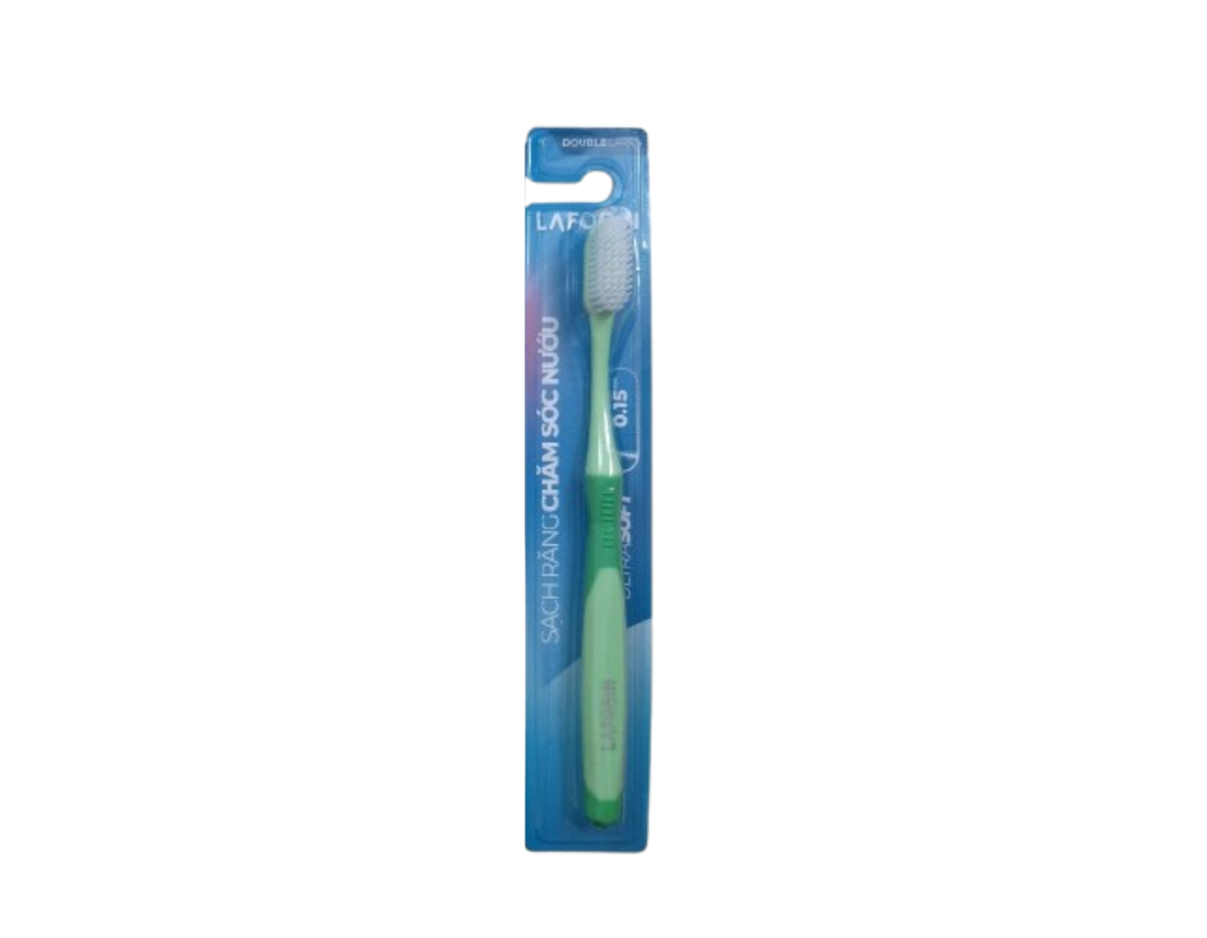 Bàn chải Laforin toothbrush màu xanh lá làm sạch răng, êm chân nướu (Vỉ 1 chiếc)