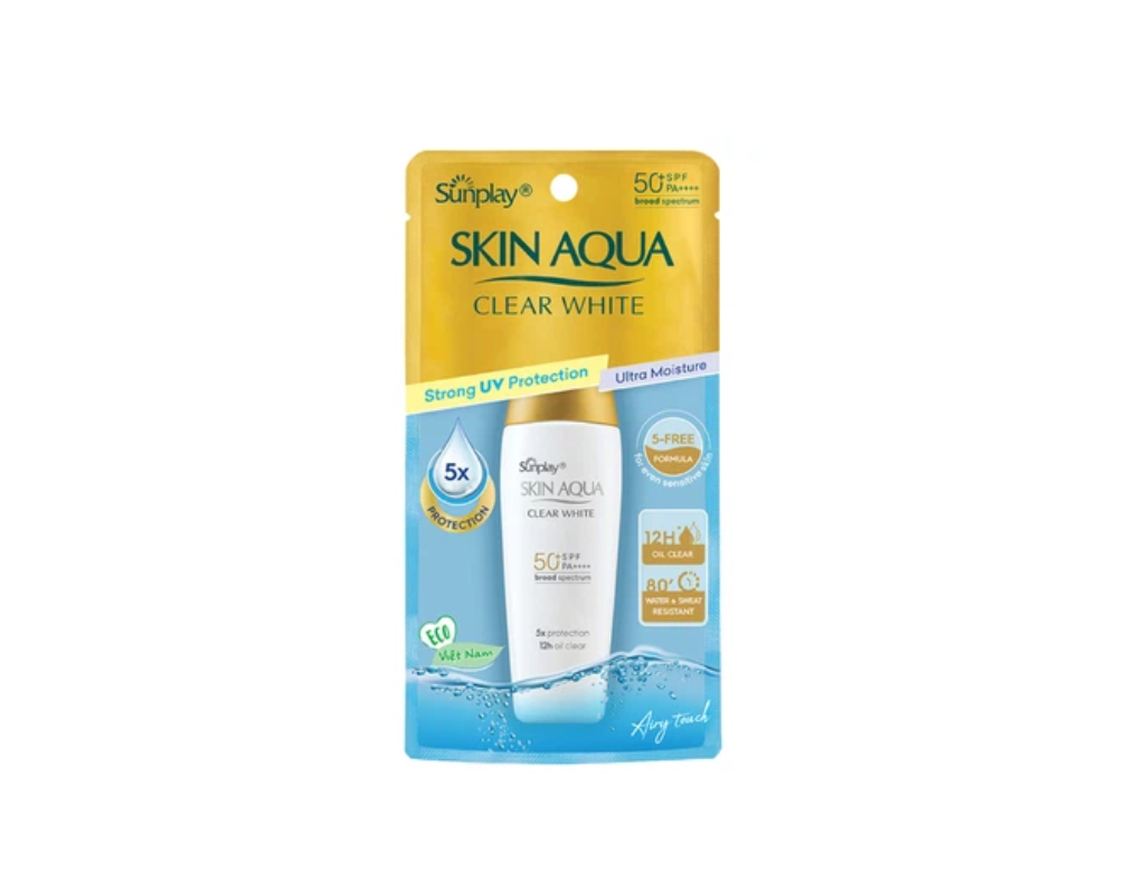 Sữa chống nắng dưỡng da trắng mịn Sunplay Skin Aqua Clear White SPF 50+ PA++++ (25g)