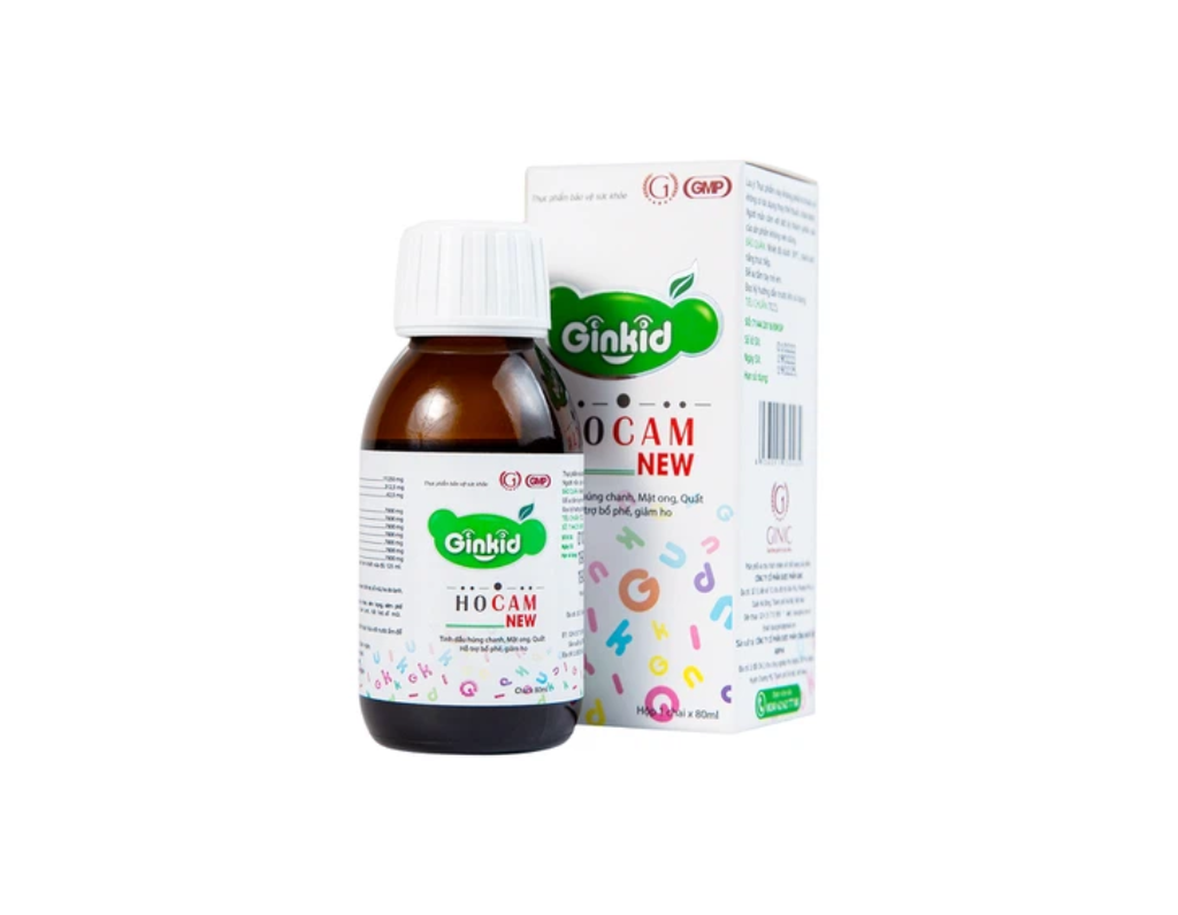 Siro Ginkid Ho Cam NEW hỗ trợ bổ phế, giảm ho, nhuận phế (Lọ 80ml)