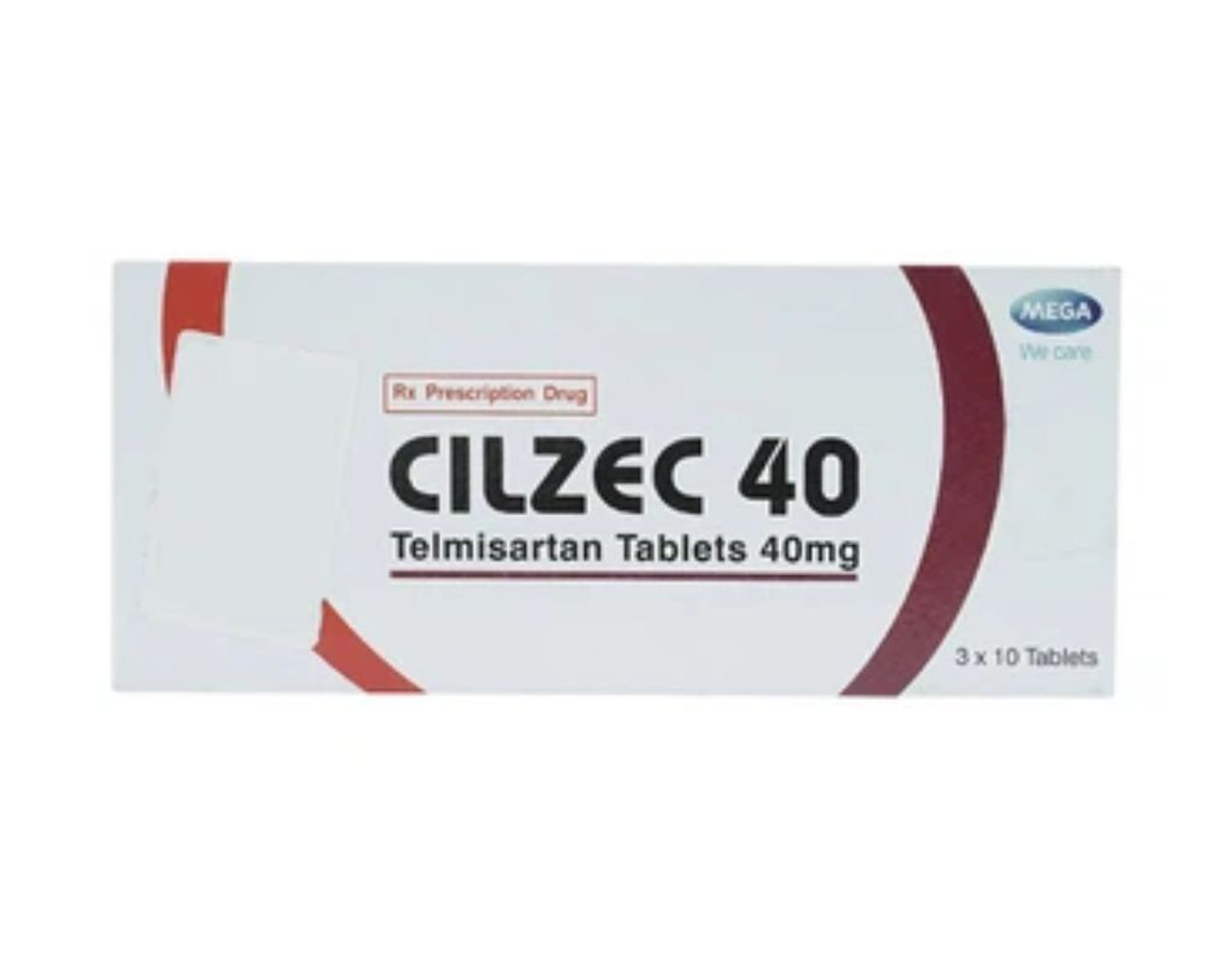 Thuốc Cilzec 40 MSN điều trị cao huyết áp (Hộp 3 vỉ x 10 viên)
