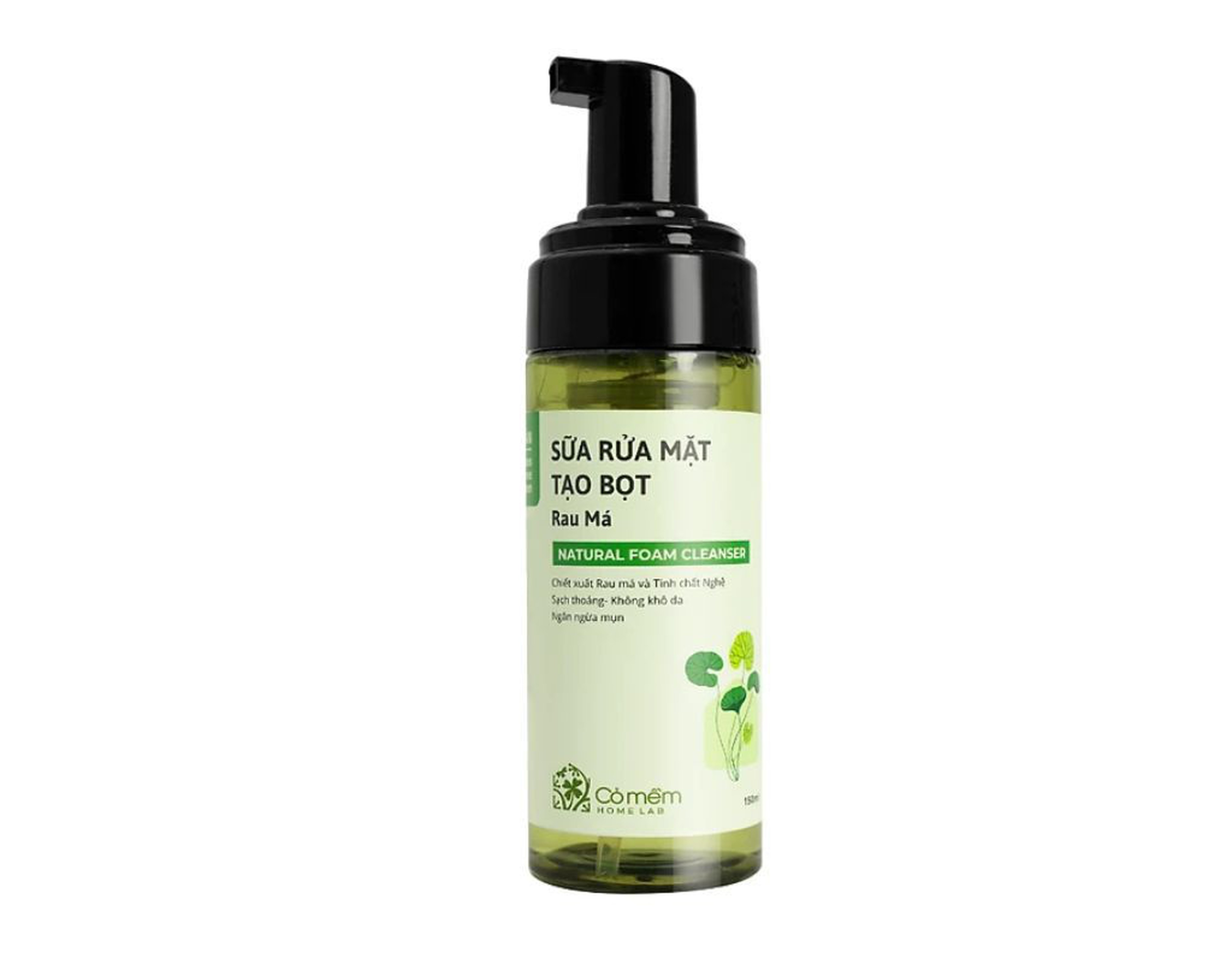 Sữa Rửa Mặt Tạo Bọt Rau Má Cỏ Mềm 150ml