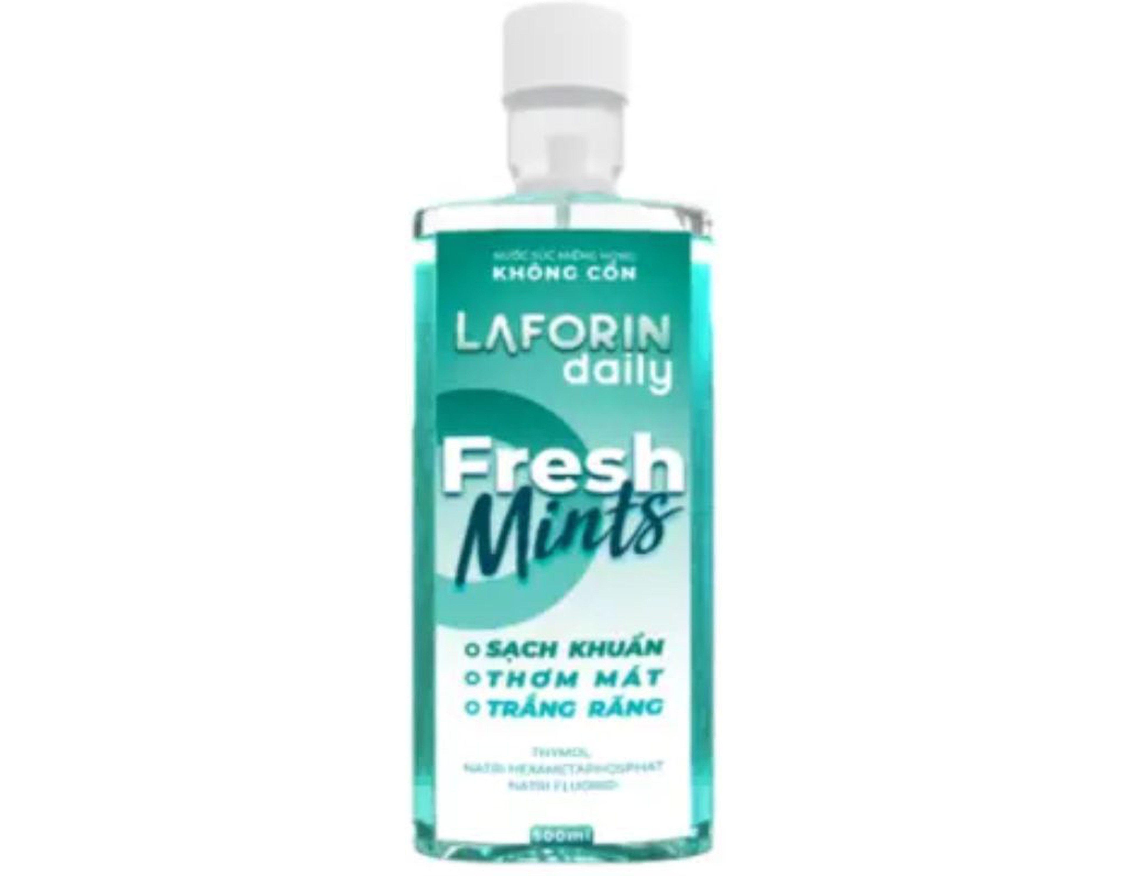 Nước súc miệng Laforin Daily chăm sóc răng miệng hàng ngày (Hộp 1 chai 500 ml)