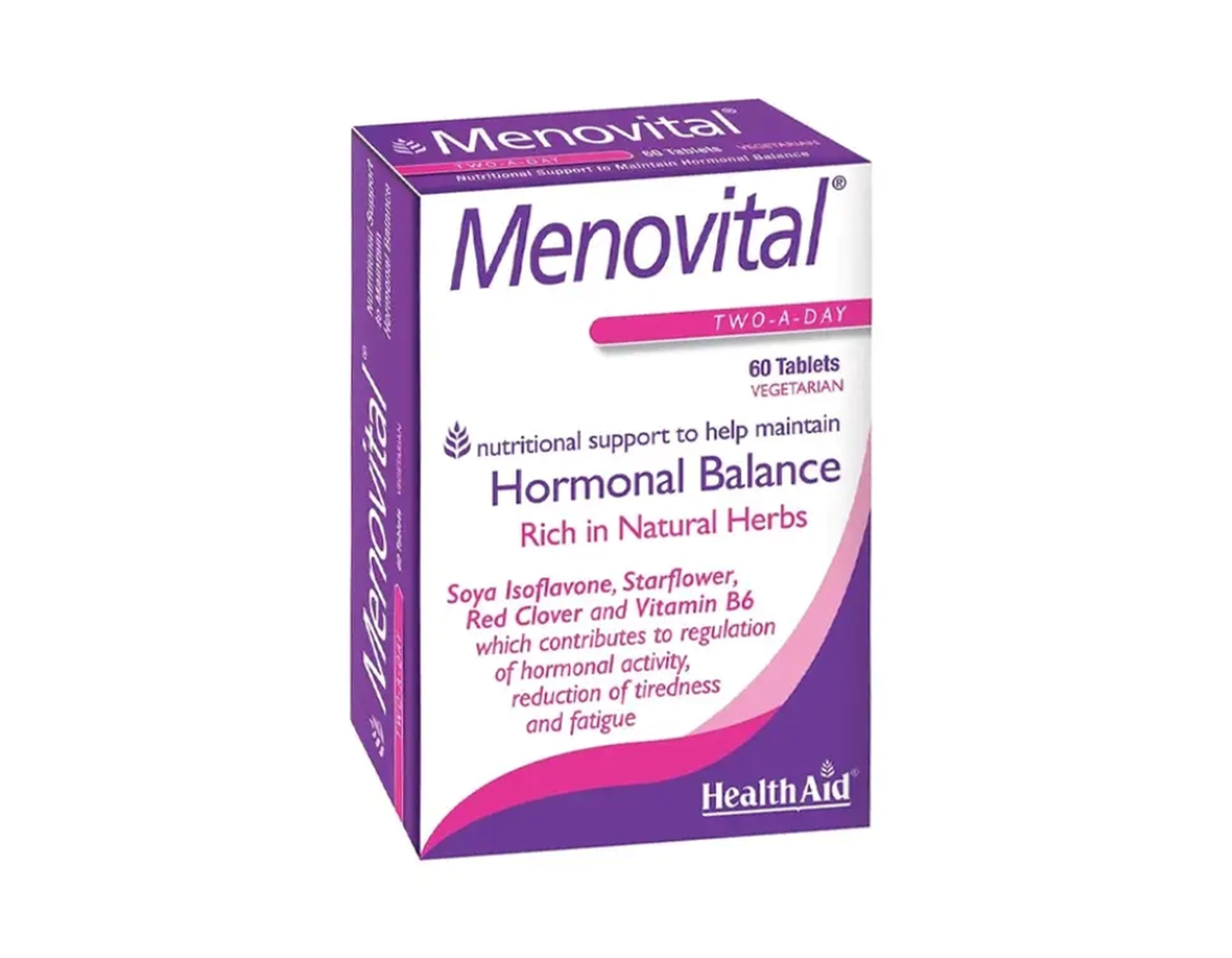 Viên uống cân bằng nội tiết tố nữ Menovital Healthaid (Hộp 4 vỉ x 15 viên)