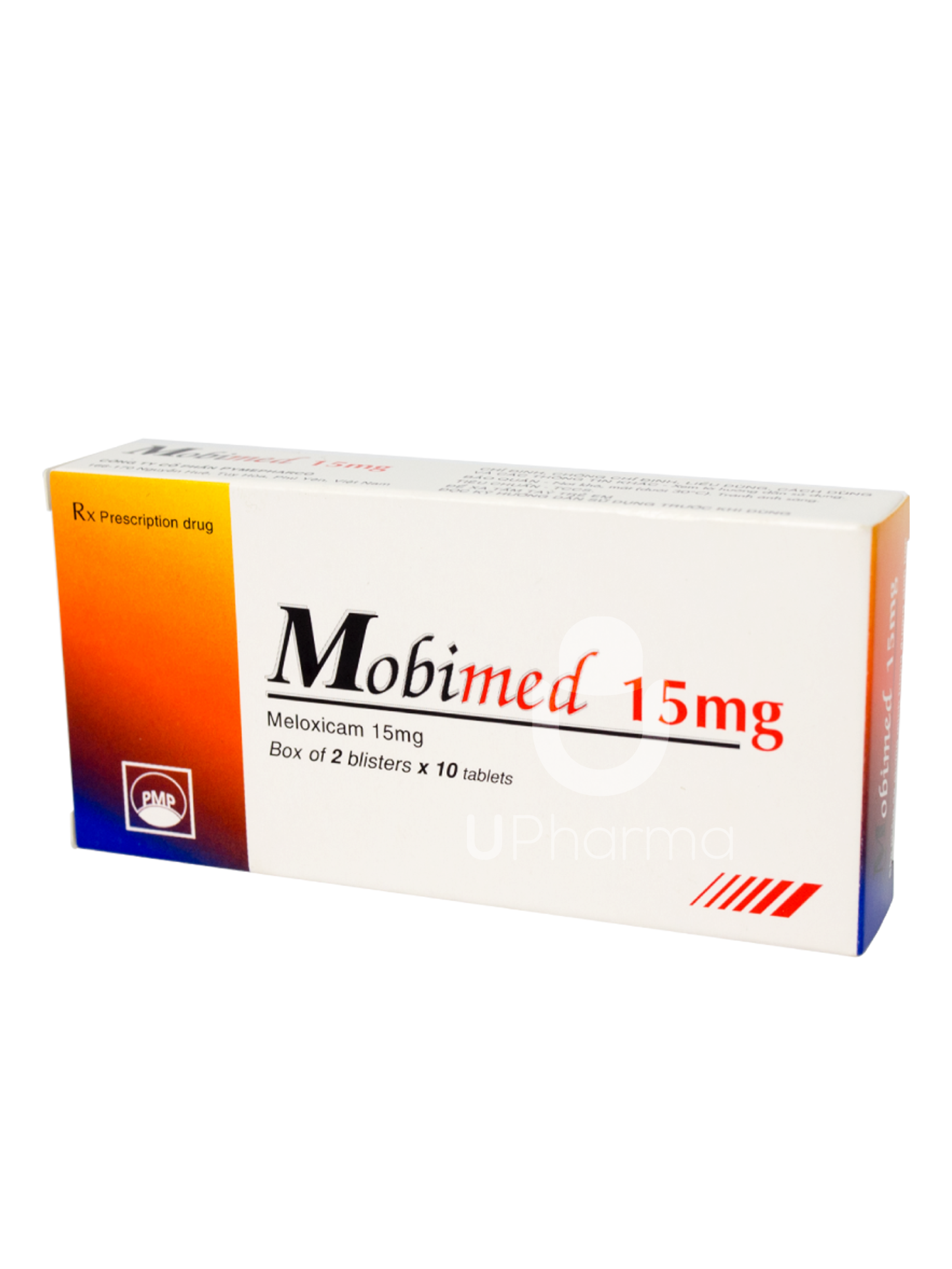 Thuốc Mobimed 15mg điều trị triệu chứng dài hạn các cơn đau mạn tính (Hộp 2 vỉ x 10 viên)